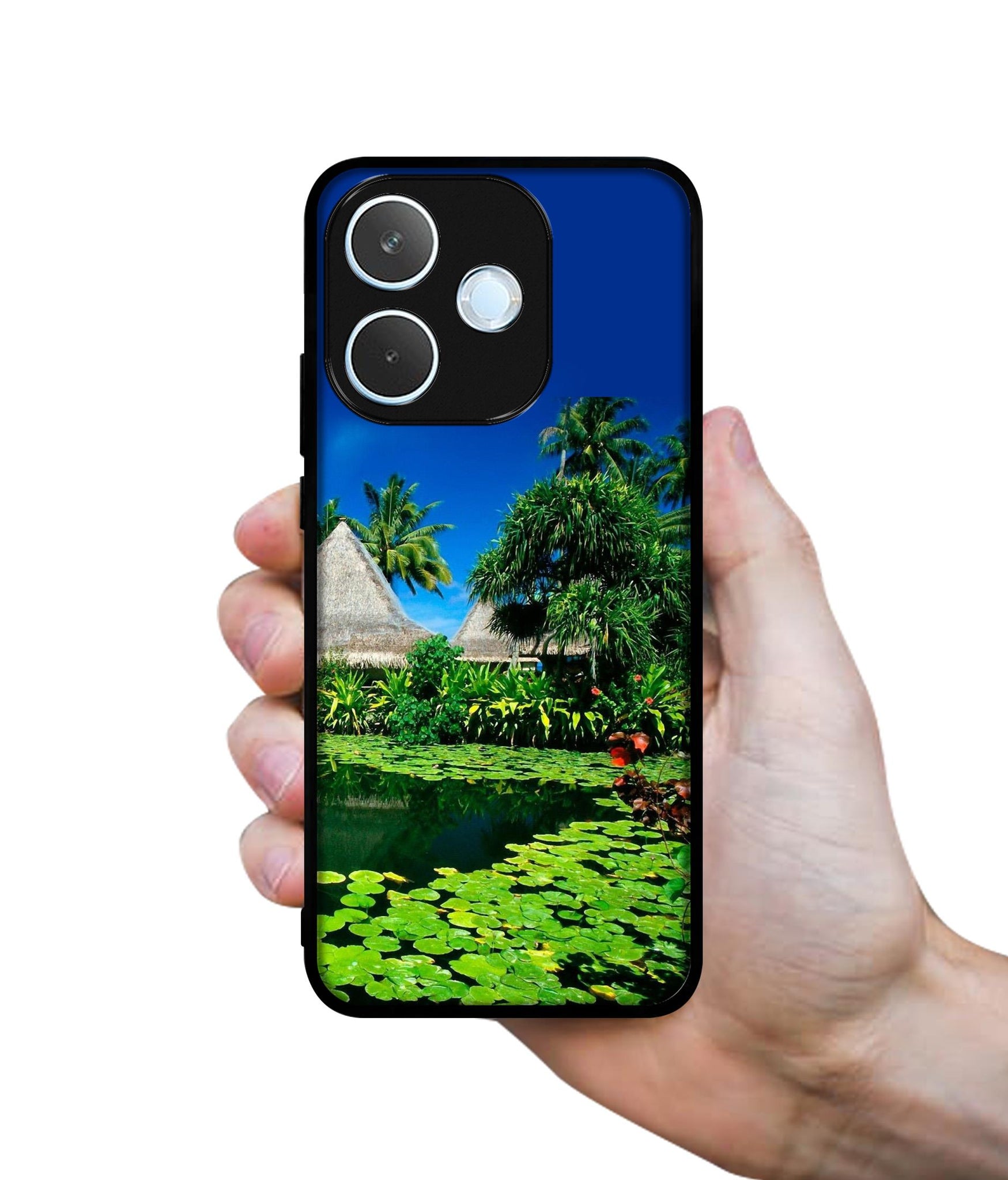 Tropics Water Designer 2D Printed Back Case Cover for Oppo A5 Pro 4G / A5 Pro 5G