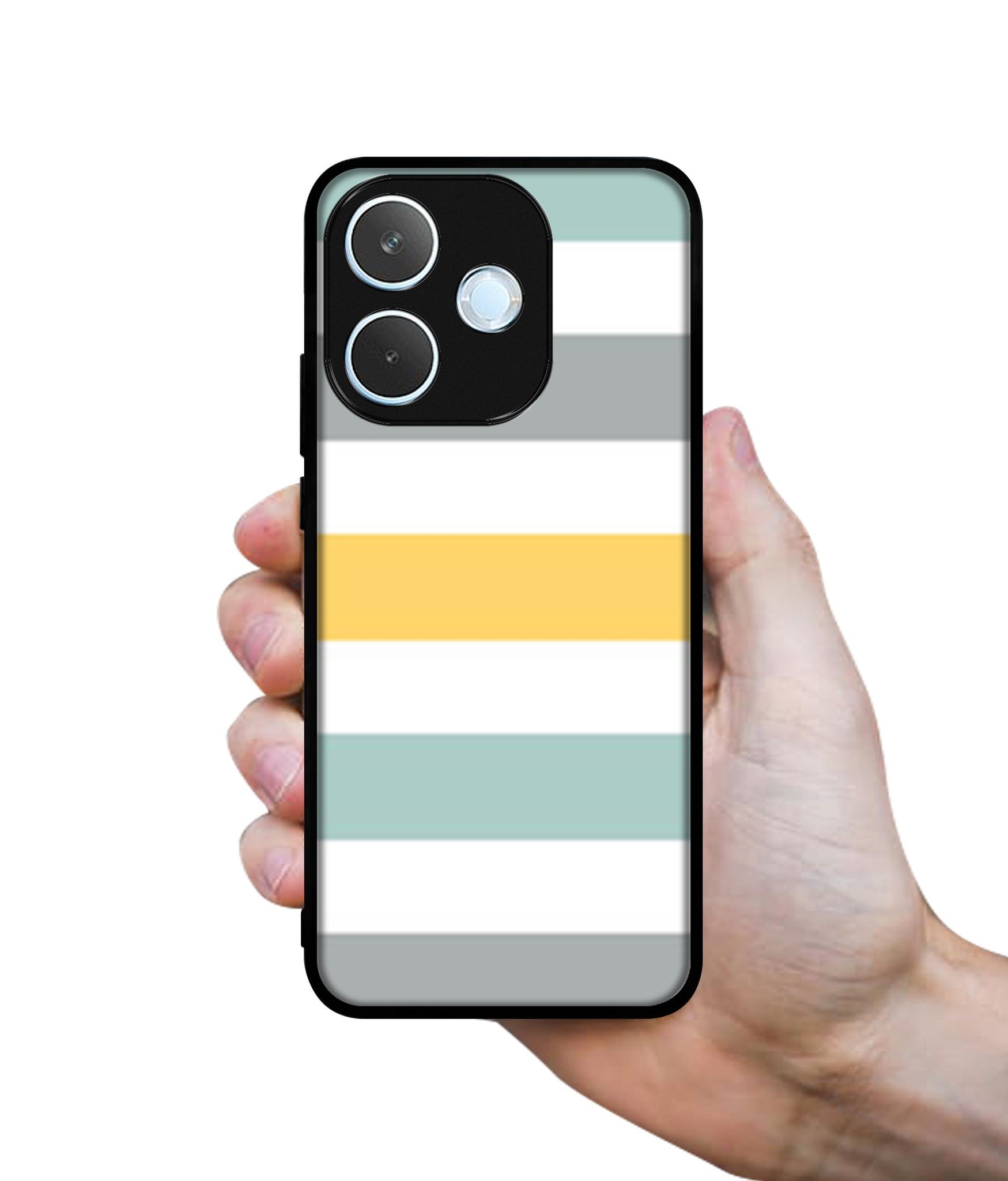 Line Texture Designer 2D Printed Back Case Cover for Oppo A5 Pro 4G / A5 Pro 5G