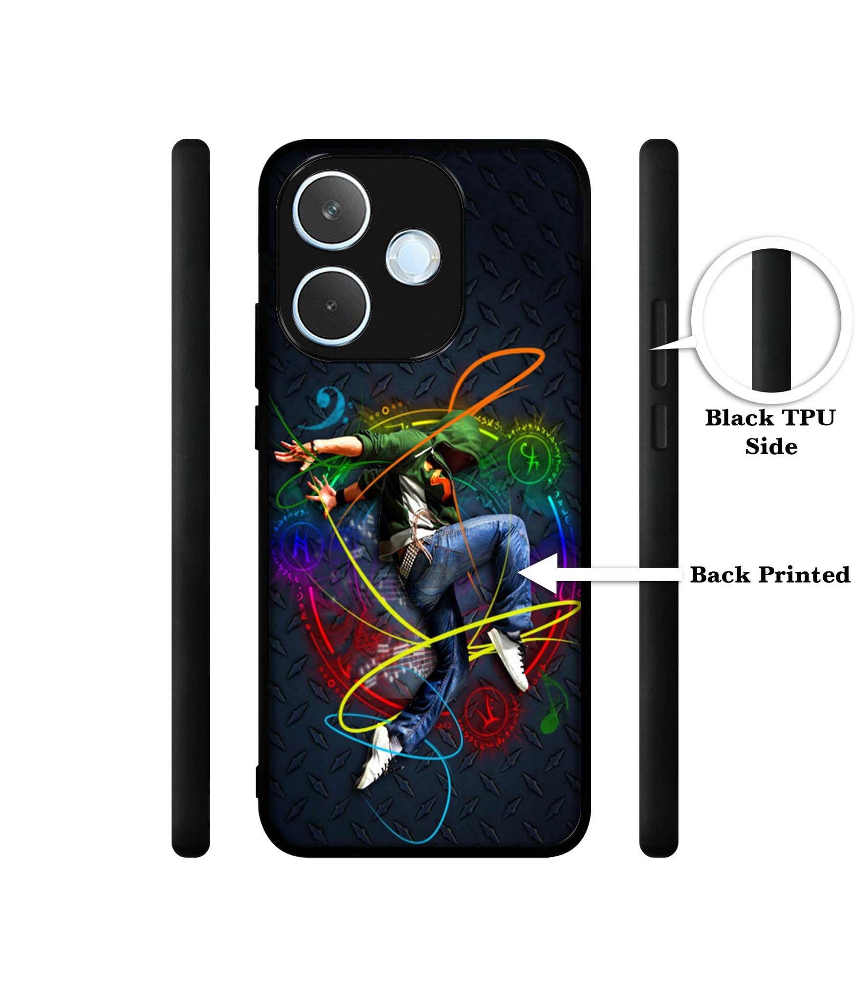 Boy With Music Designer 2D Printed Back Case Cover for Oppo A5 Pro 4G / A5 Pro 5G