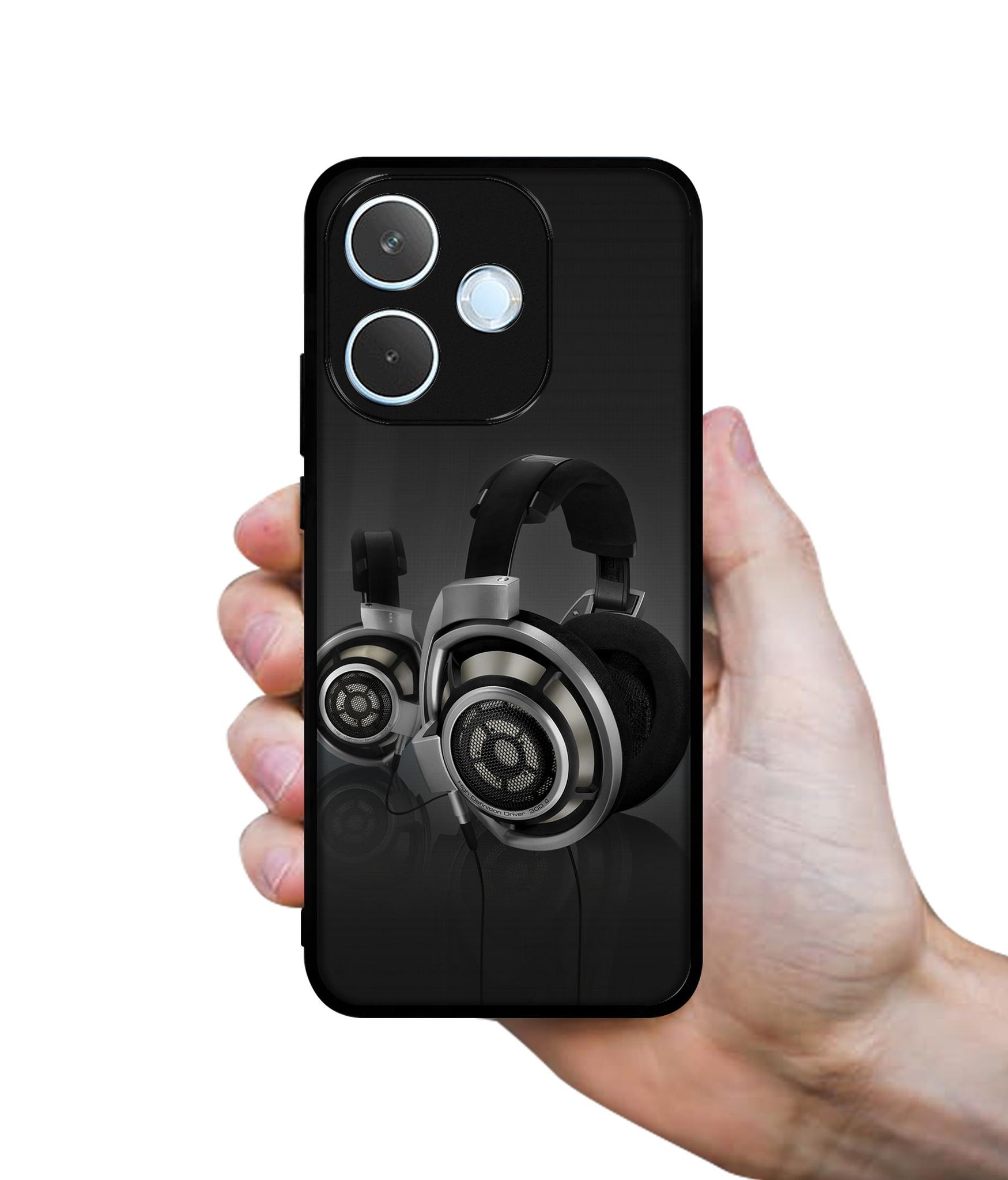 Head Phone Designer 2D Printed Back Case Cover for Oppo A5 Pro 4G / A5 Pro 5G