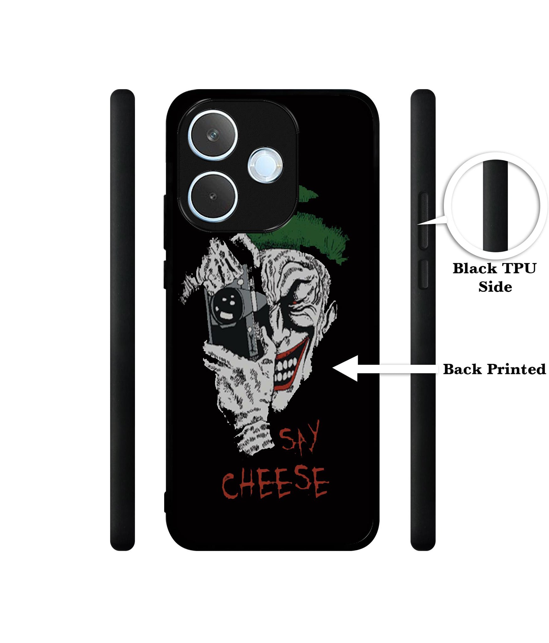 Joker Say Cheese Designer 2D Printed Back Case Cover for Oppo A5 Pro 4G / A5 Pro 5G