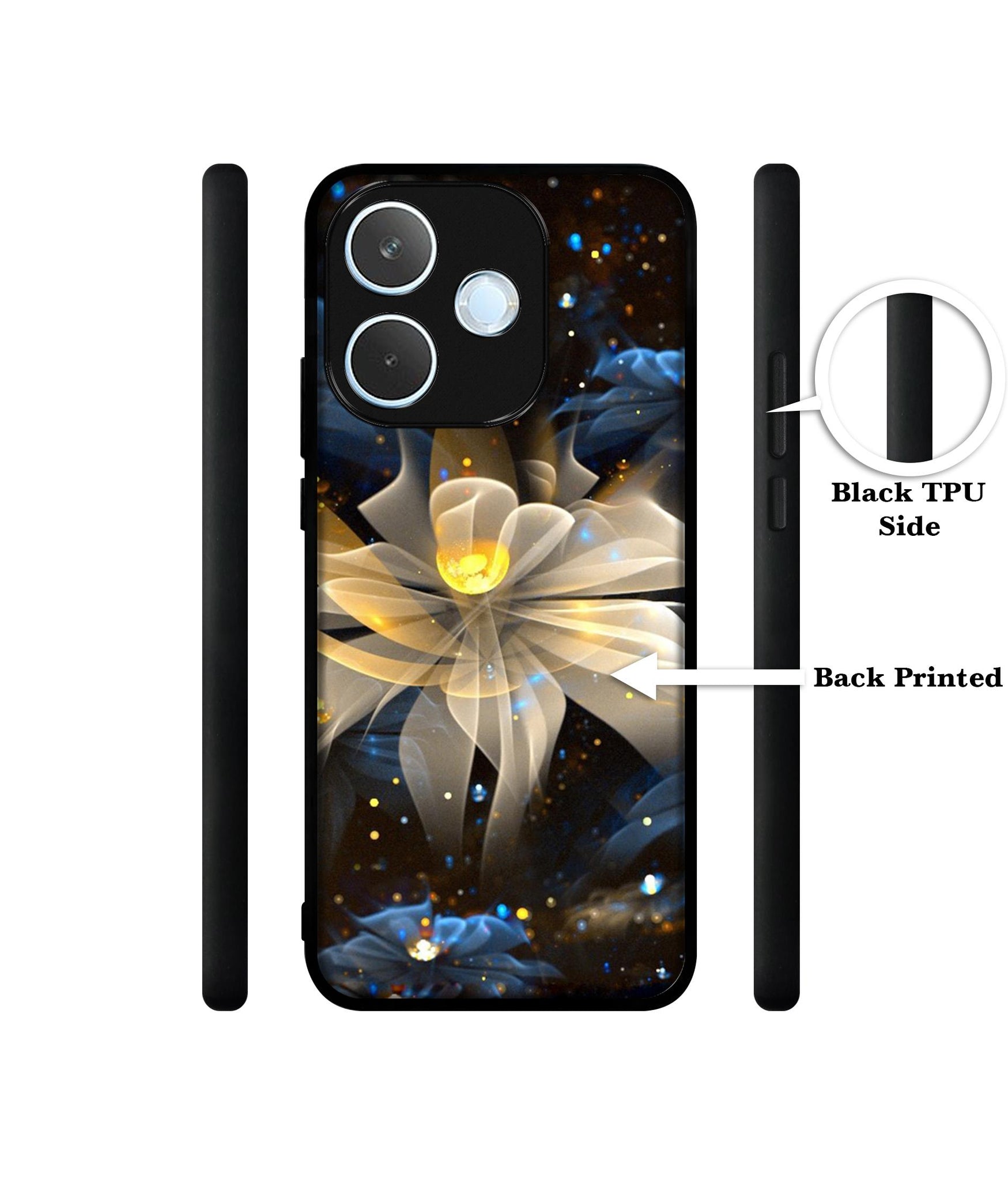 Art Flower Designer 2D Printed Back Case Cover for Oppo A5 Pro 4G / A5 Pro 5G