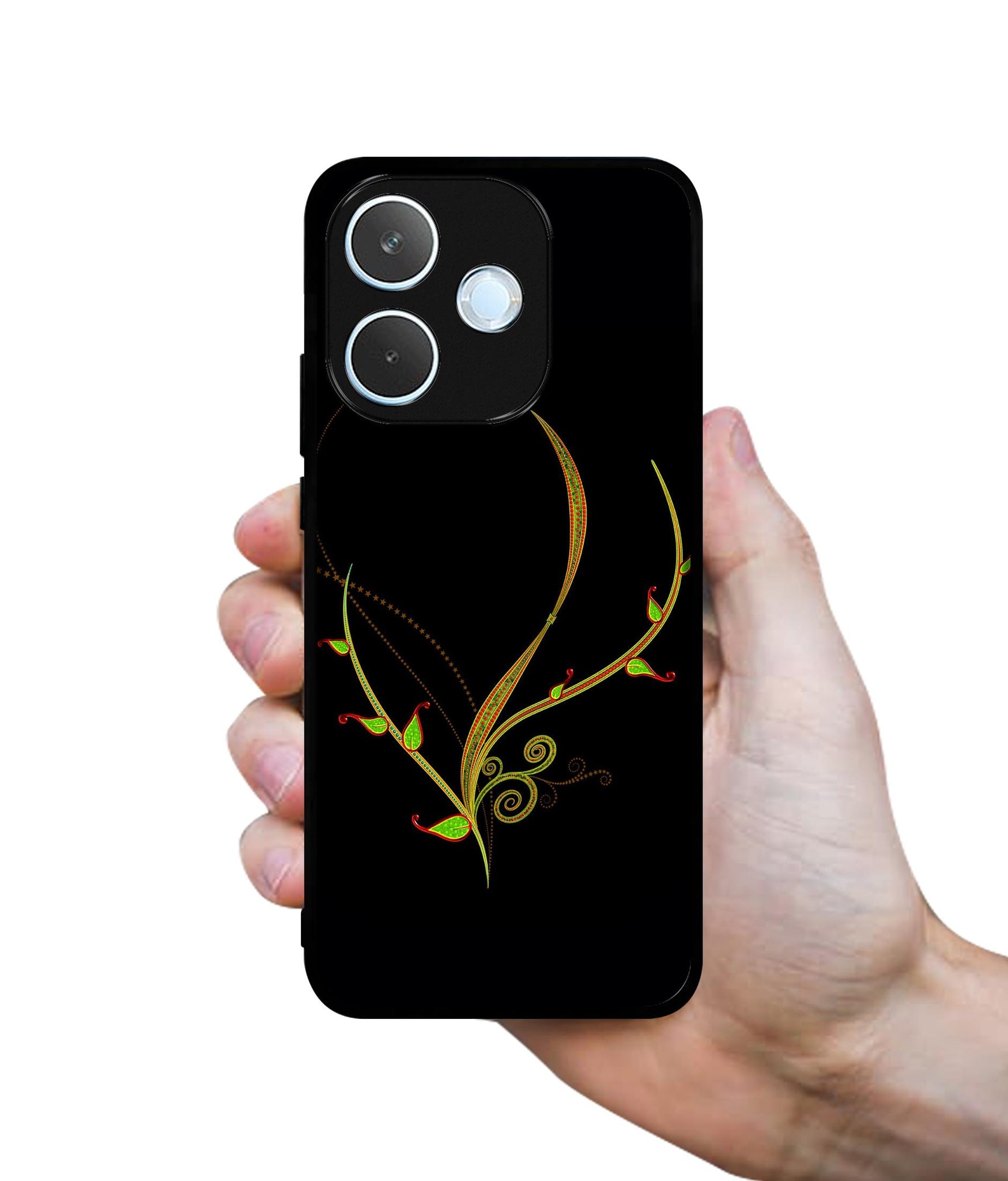 Yellow Pattern Designer 2D Printed Back Case Cover for Oppo A5 Pro 4G / A5 Pro 5G