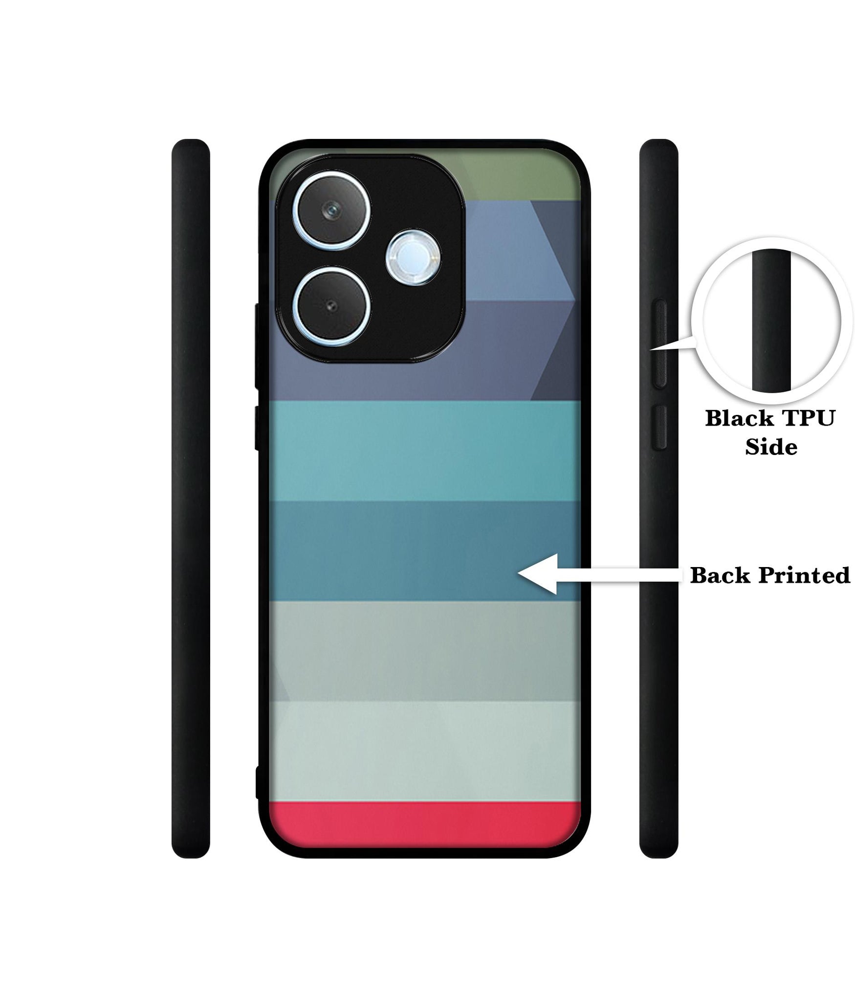 Colorful Lines Designer 2D Printed Back Case Cover for Oppo A5 Pro 4G / A5 Pro 5G
