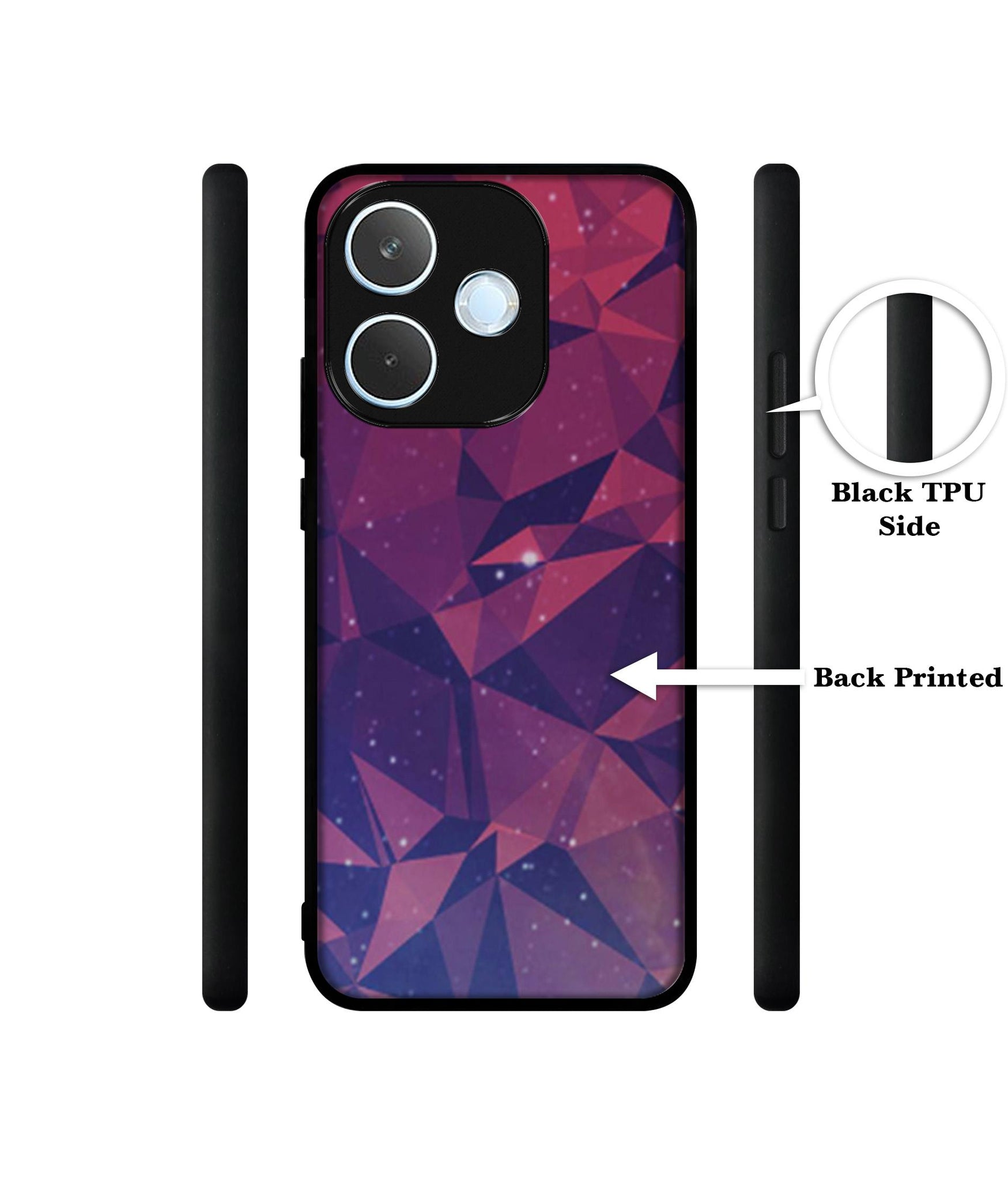 Bad Color Shape Designer 2D Printed Back Case Cover for Oppo A5 Pro 4G / A5 Pro 5G