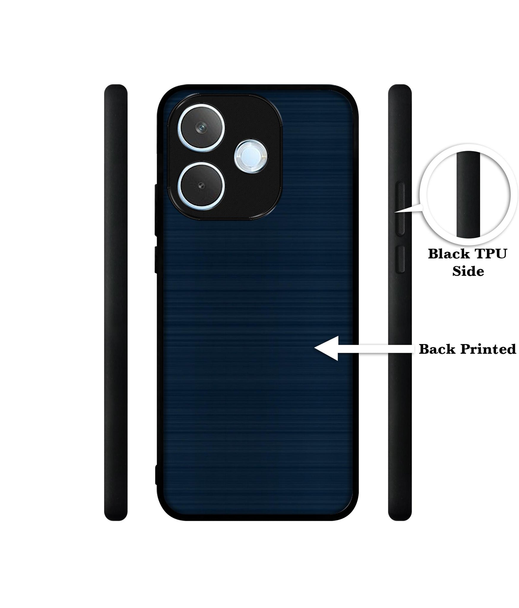 Blue Line Designer 2D Printed Back Case Cover for Oppo A5 Pro 4G / A5 Pro 5G
