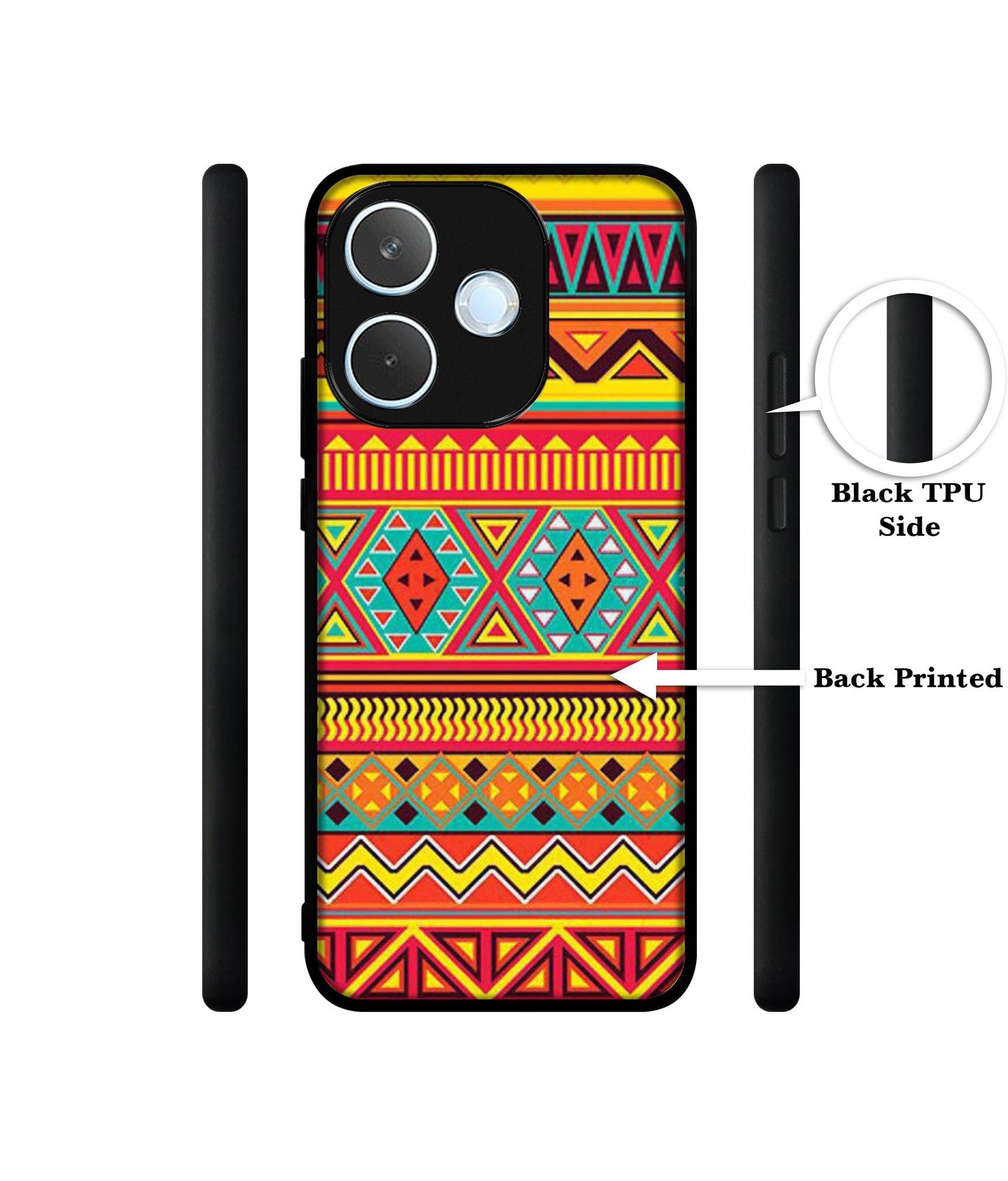 Artistic Rangoli Designer 2D Printed Back Case Cover for Oppo A5 Pro 4G / A5 Pro 5G