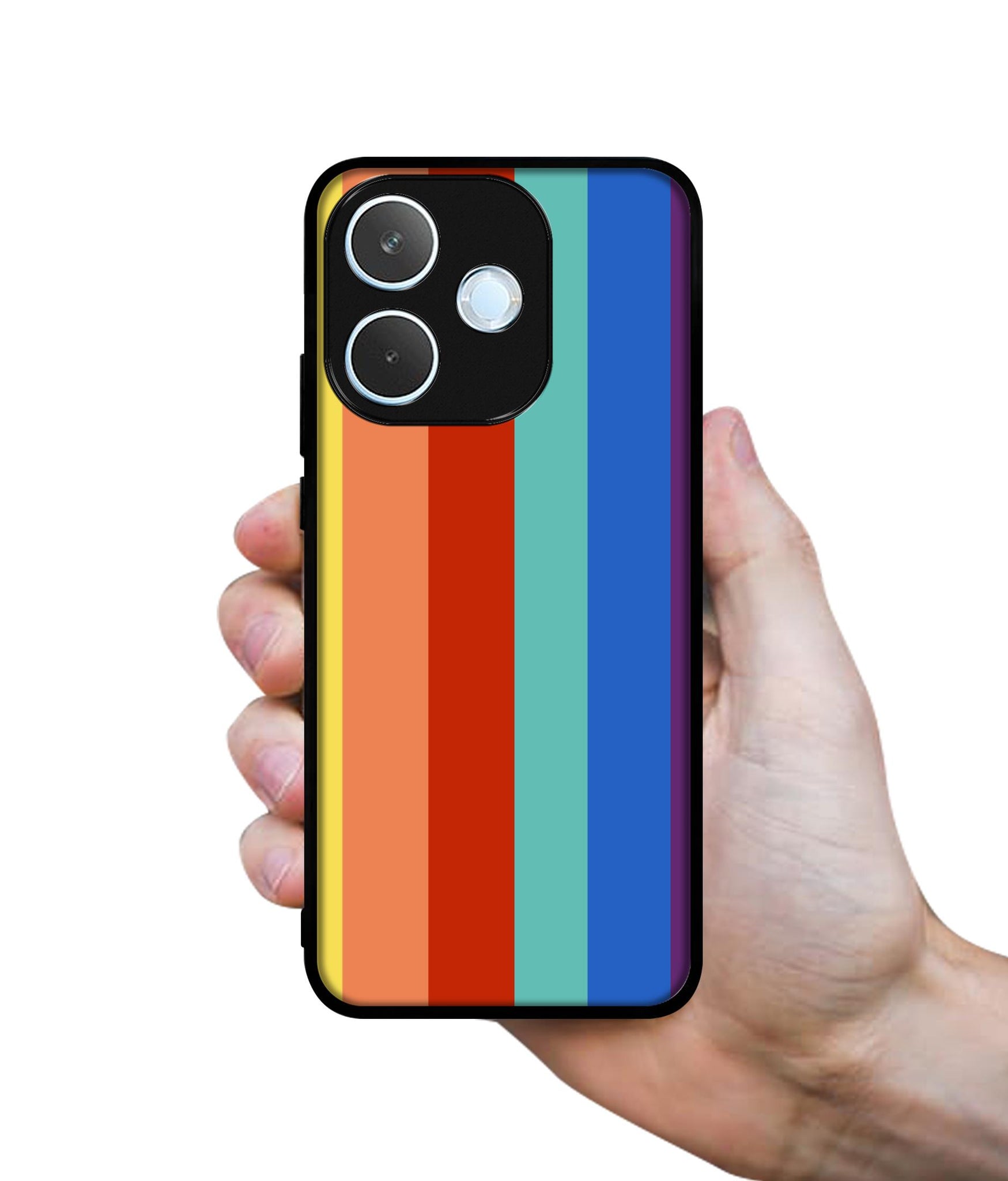 Rainbow Colors Designer 2D Printed Back Case Cover for Oppo A5 Pro 4G / A5 Pro 5G