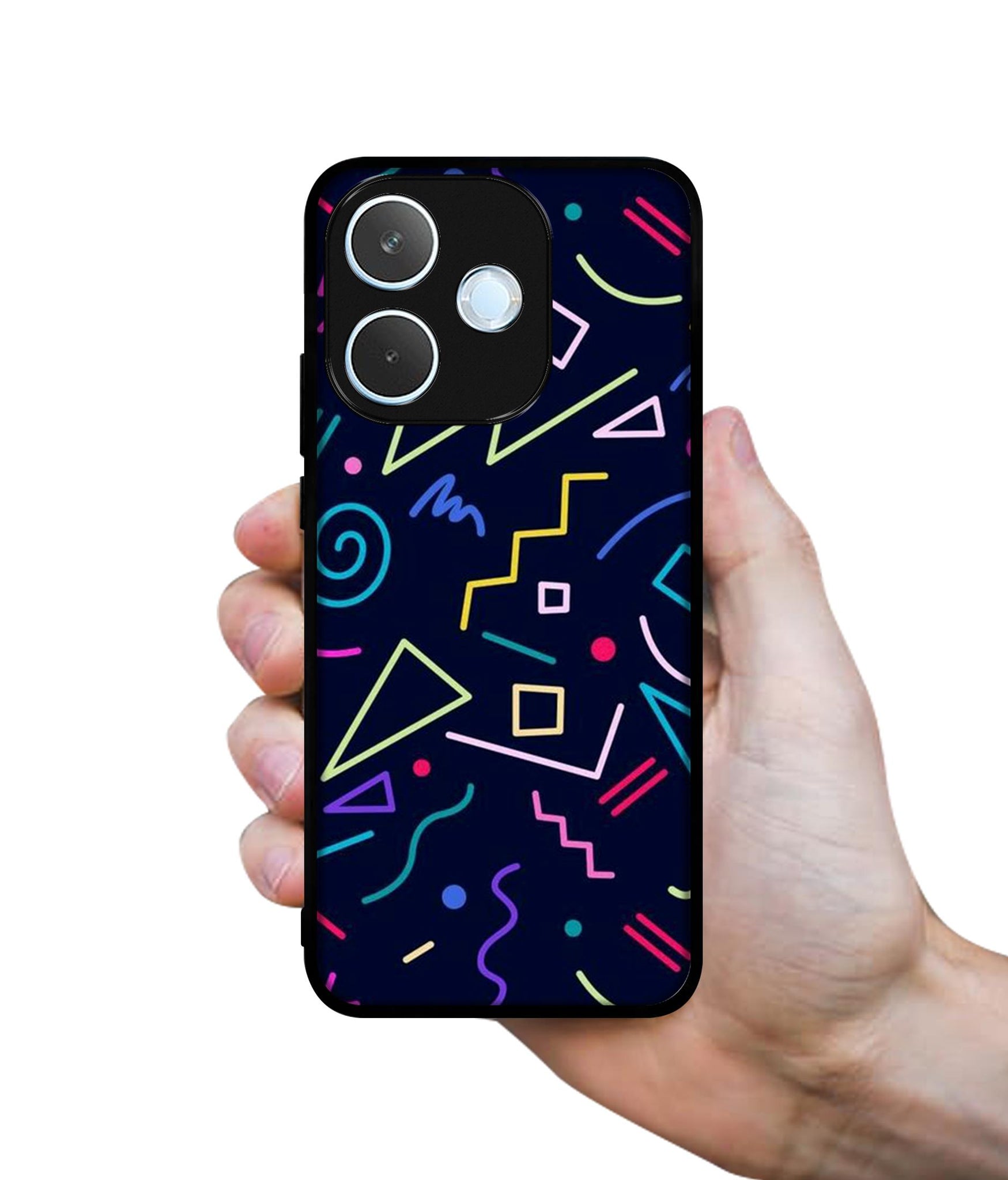 Retro Abstract Designer 2D Printed Back Case Cover for Oppo A5 Pro 4G / A5 Pro 5G