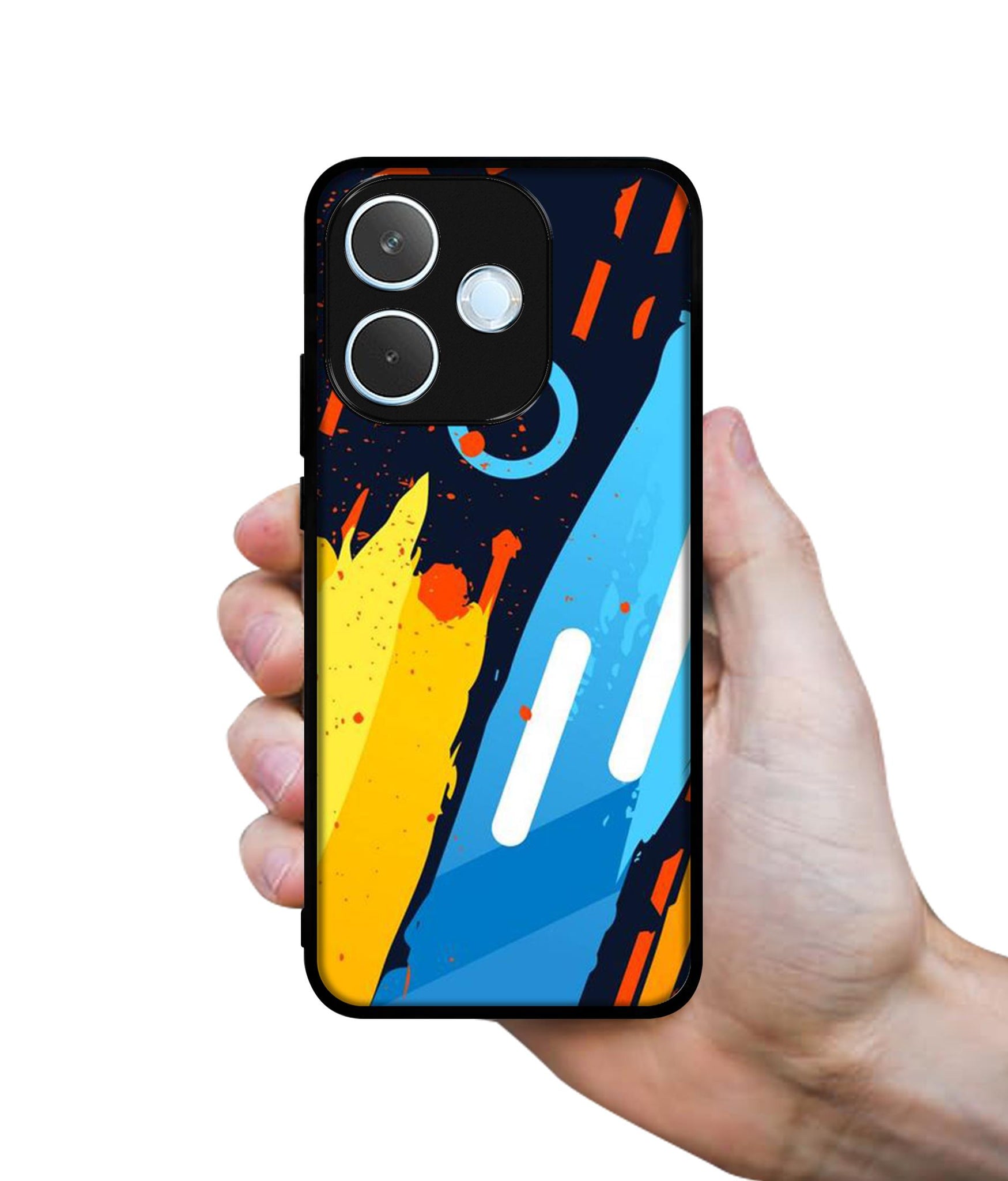 Abstract Stripes Geometric Figures Designer 2D Printed Back Case Cover for Oppo A5 Pro 4G / A5 Pro 5G