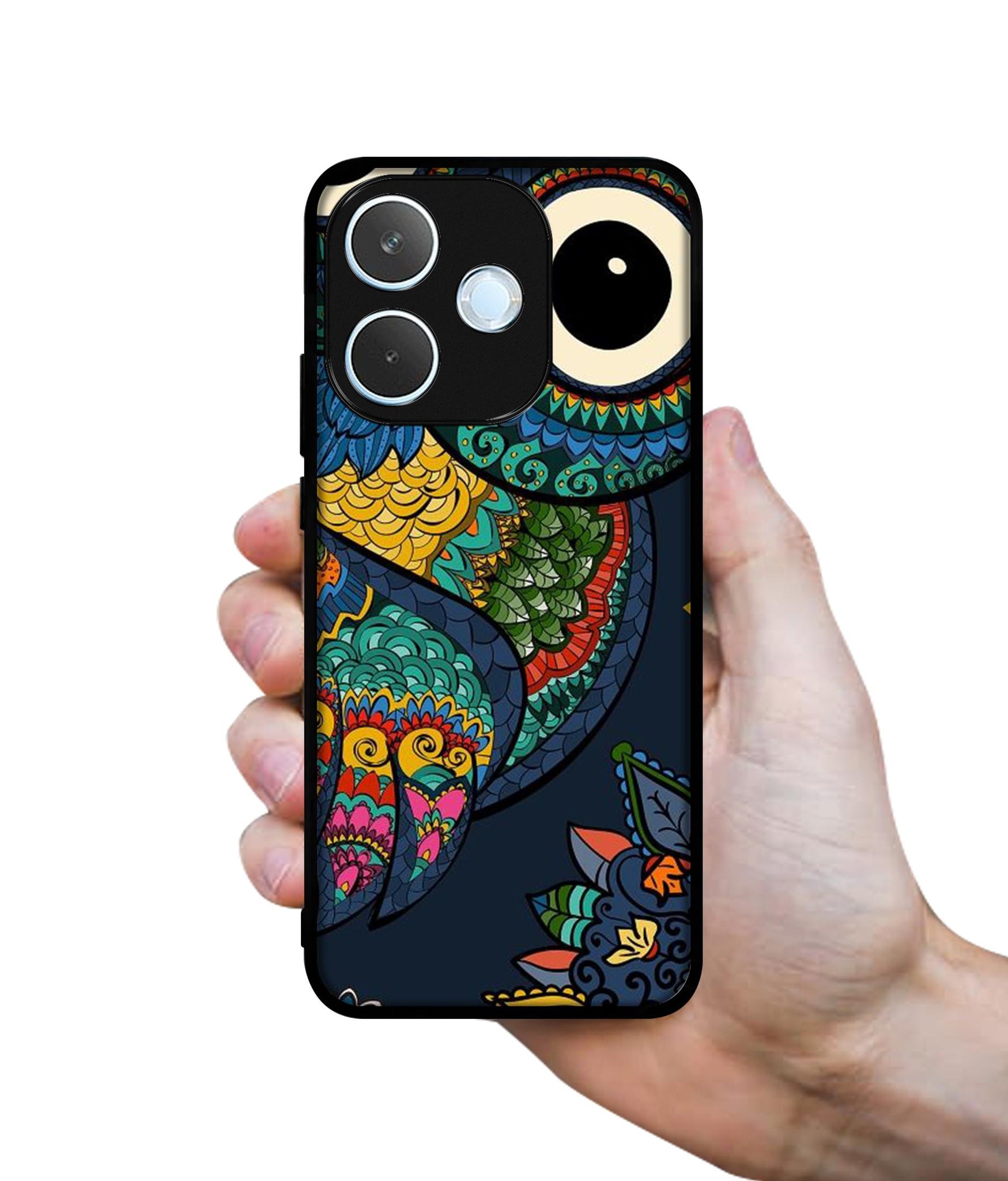 Owl Illustration Designer 2D Printed Back Case Cover for Oppo A5 Pro 4G / A5 Pro 5G