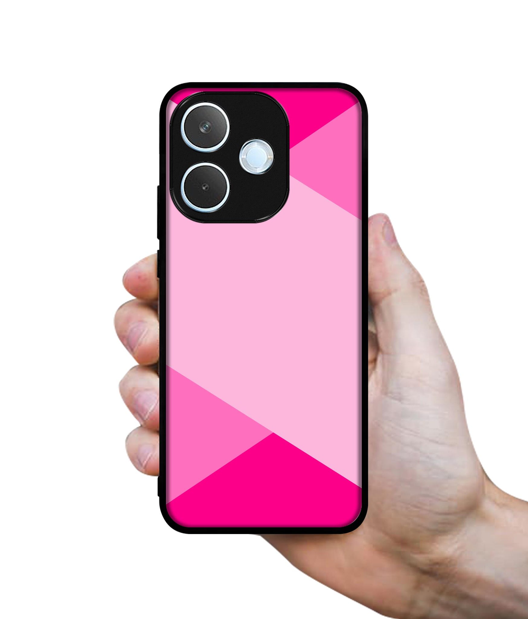 Pink Cross Vector Designer 2D Printed Back Case Cover for Oppo A5 Pro 4G / A5 Pro 5G
