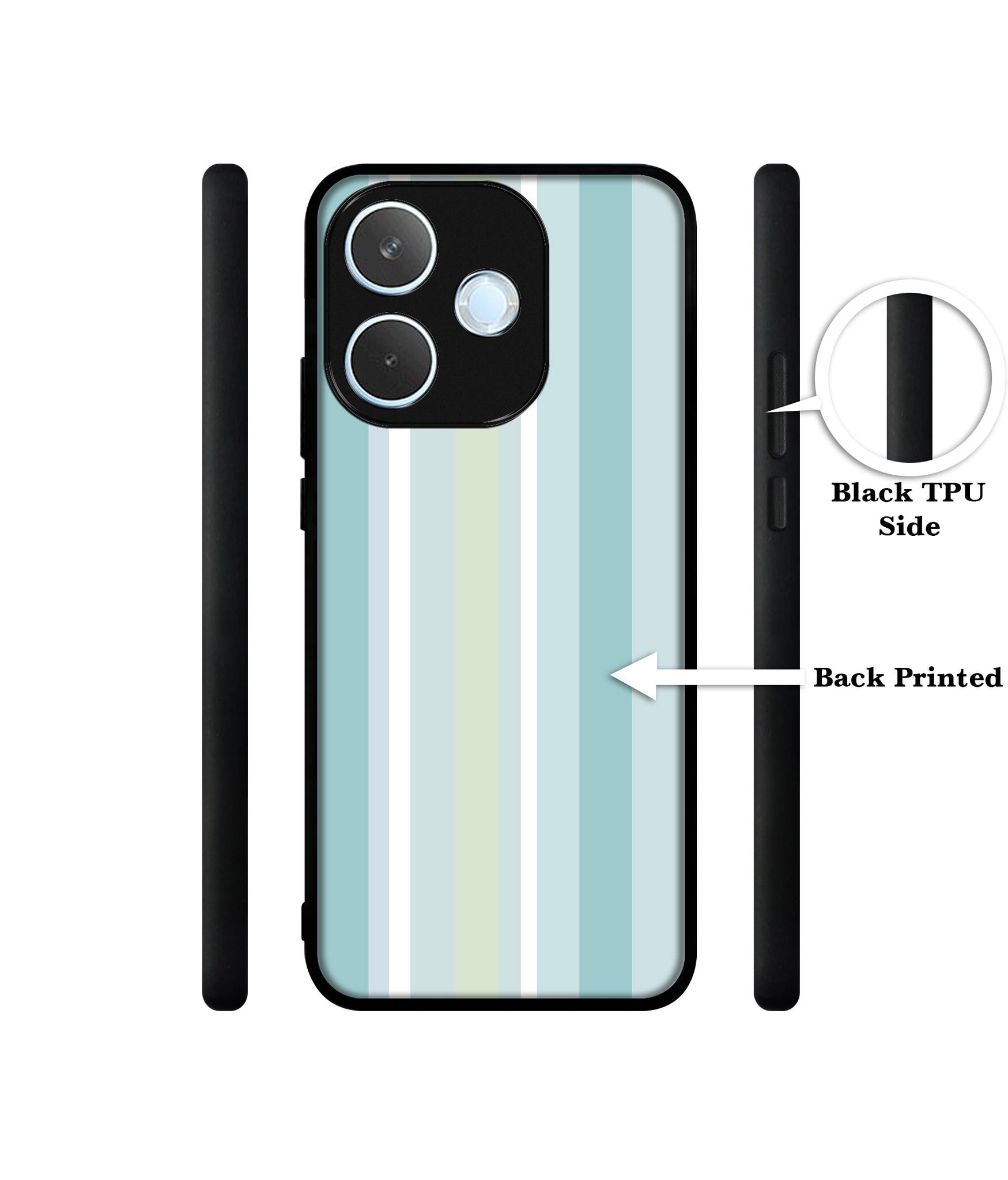 Light Green Stripes Designer 2D Printed Back Case Cover for Oppo A5 Pro 4G / A5 Pro 5G
