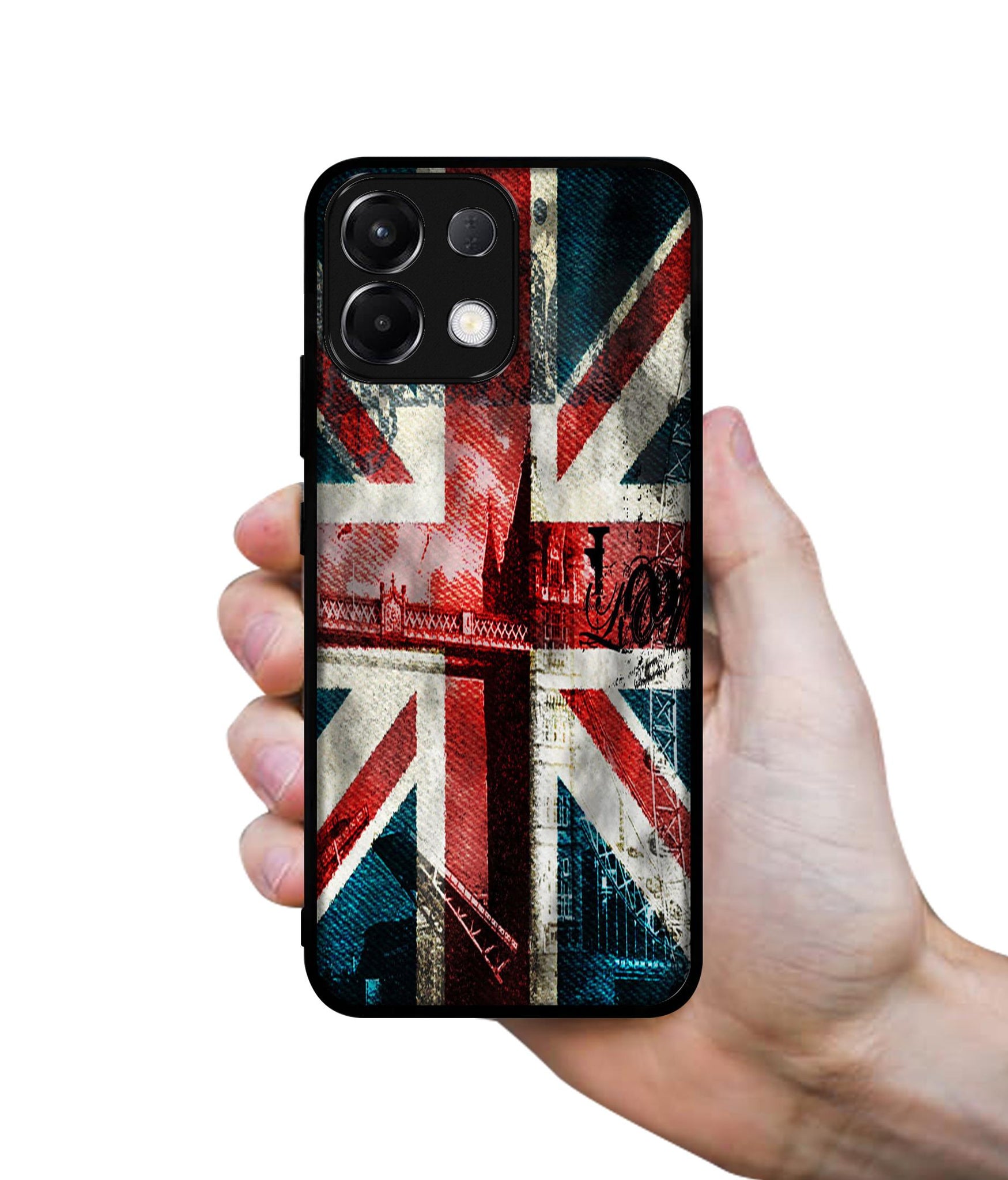 London Flag wallpaper Designer 2D Printed Back Case Cover for Oppo K13 5G
