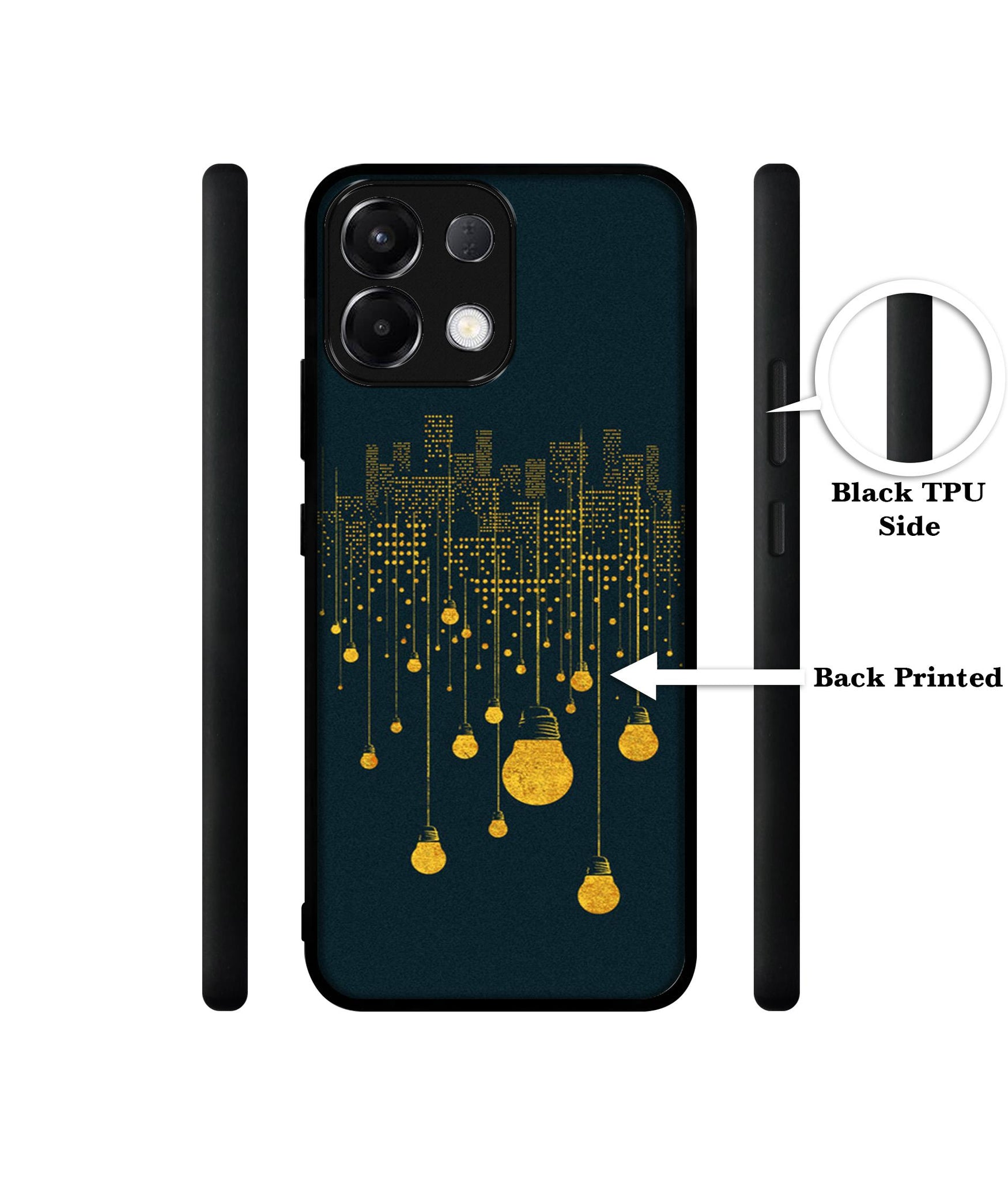 City Light Pattern Designer 2D Printed Back Case Cover for Oppo K13 5G