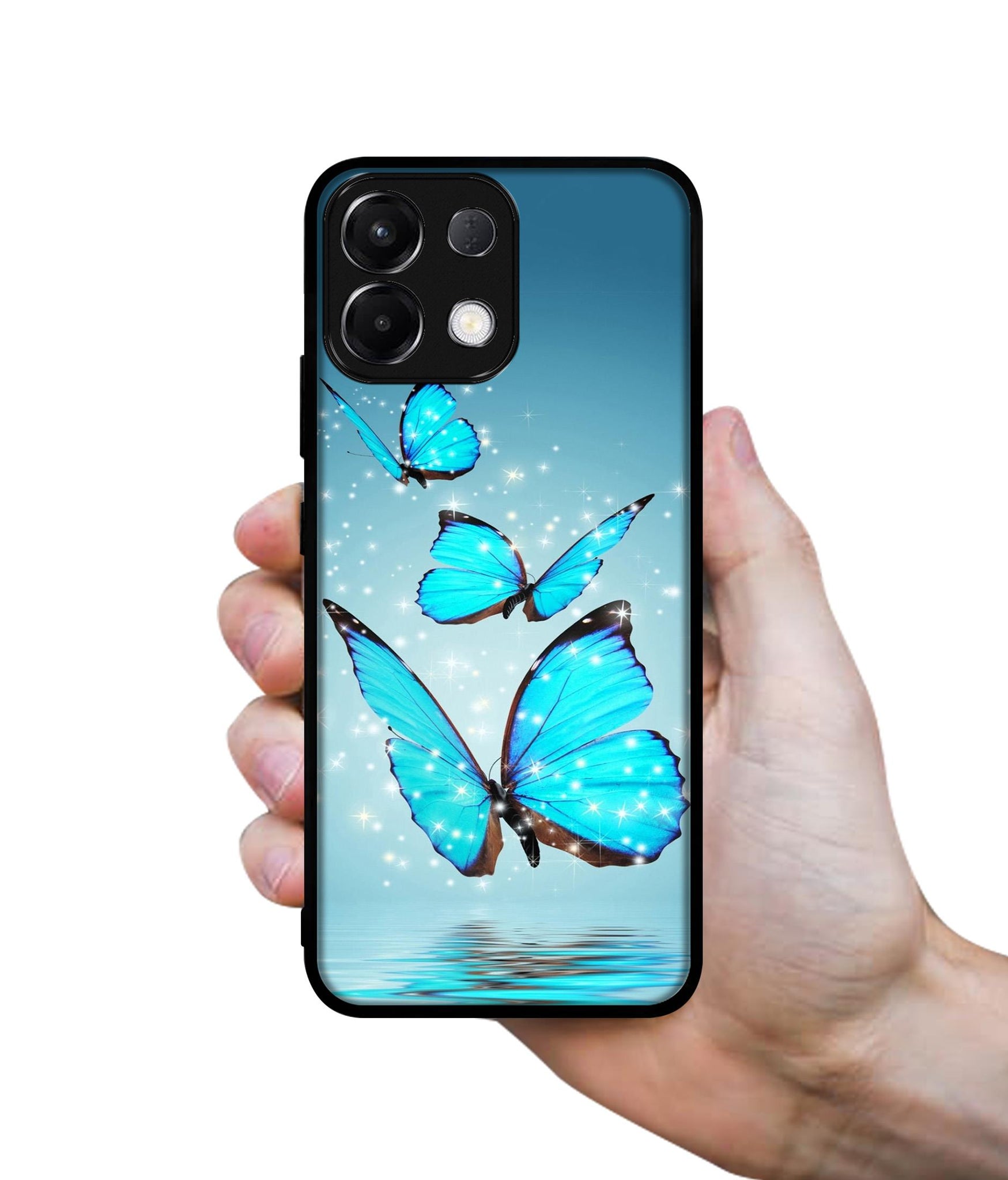 Flying Butterflies Designer 2D Printed Back Case Cover for Oppo K13 5G