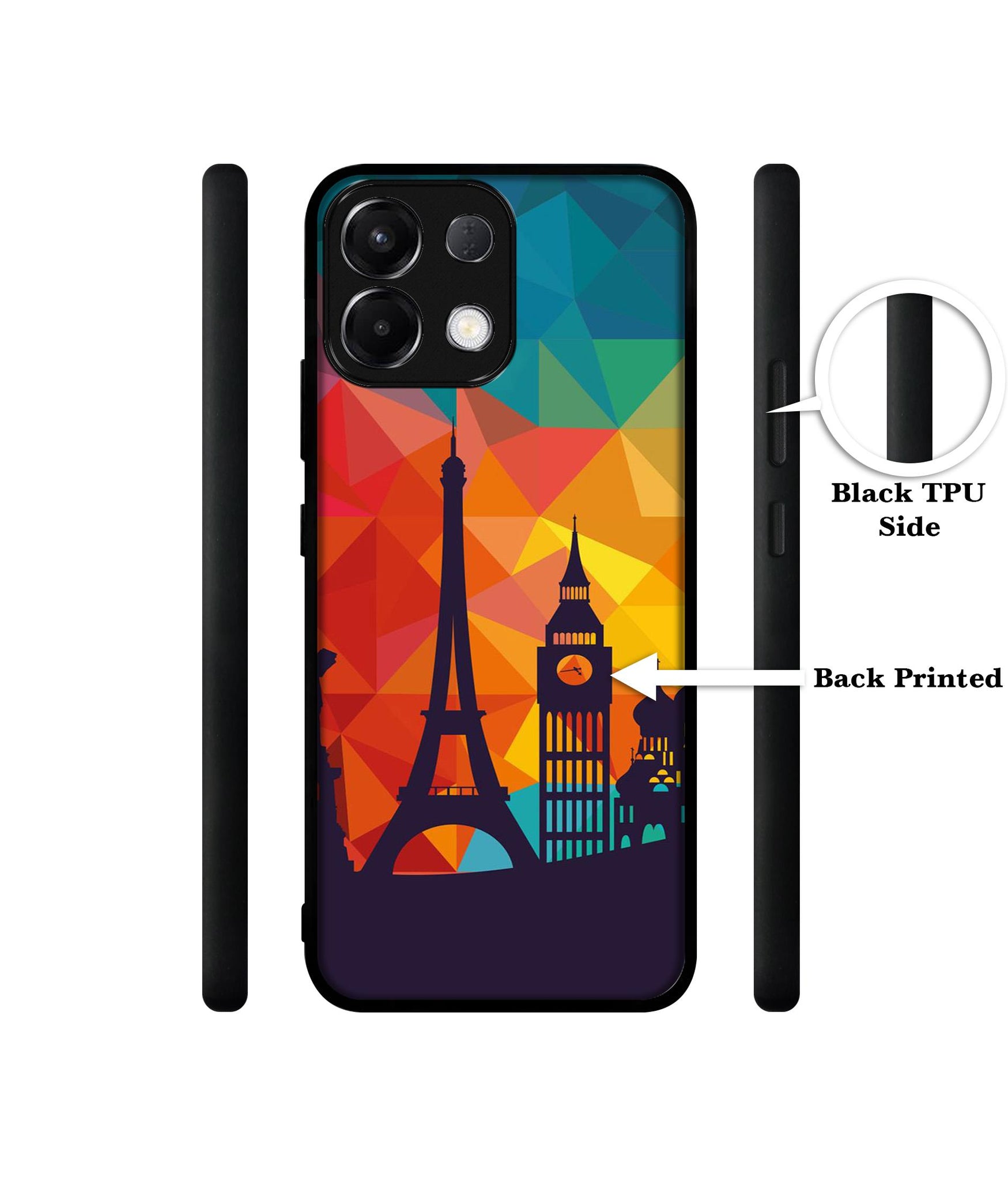 Colored Paris Designer 2D Printed Back Case Cover for Oppo K13 5G