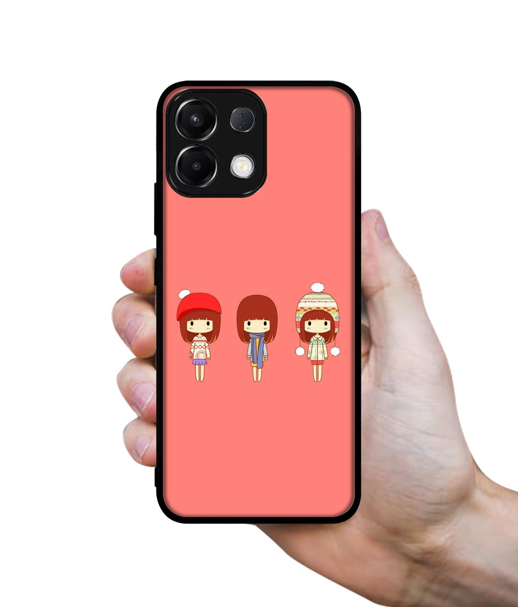 Cute Girls Designer 2D Printed Back Case Cover for Oppo K13 5G