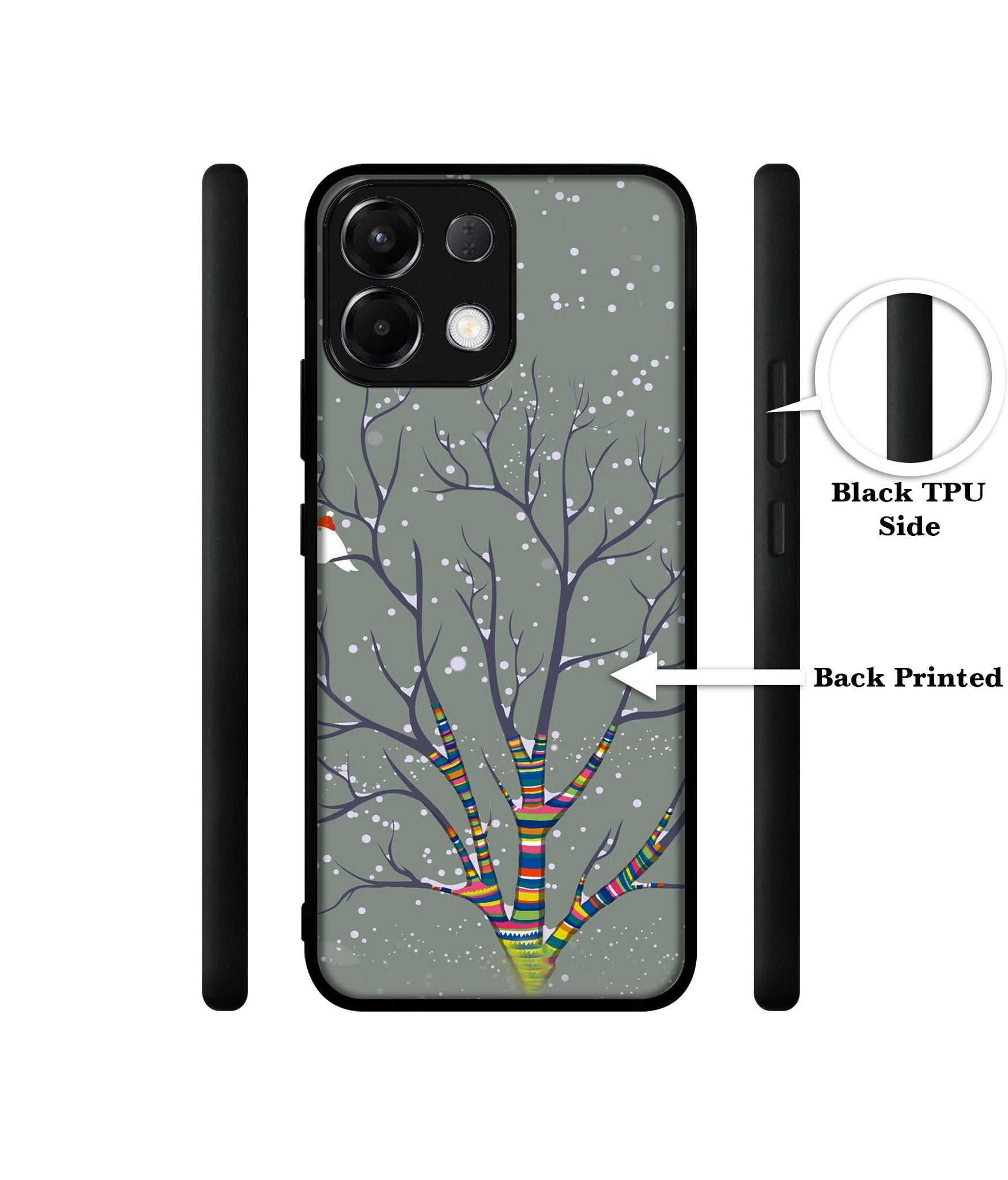 Winter Pattern Print Designer 2D Printed Back Case Cover for Oppo K13 5G