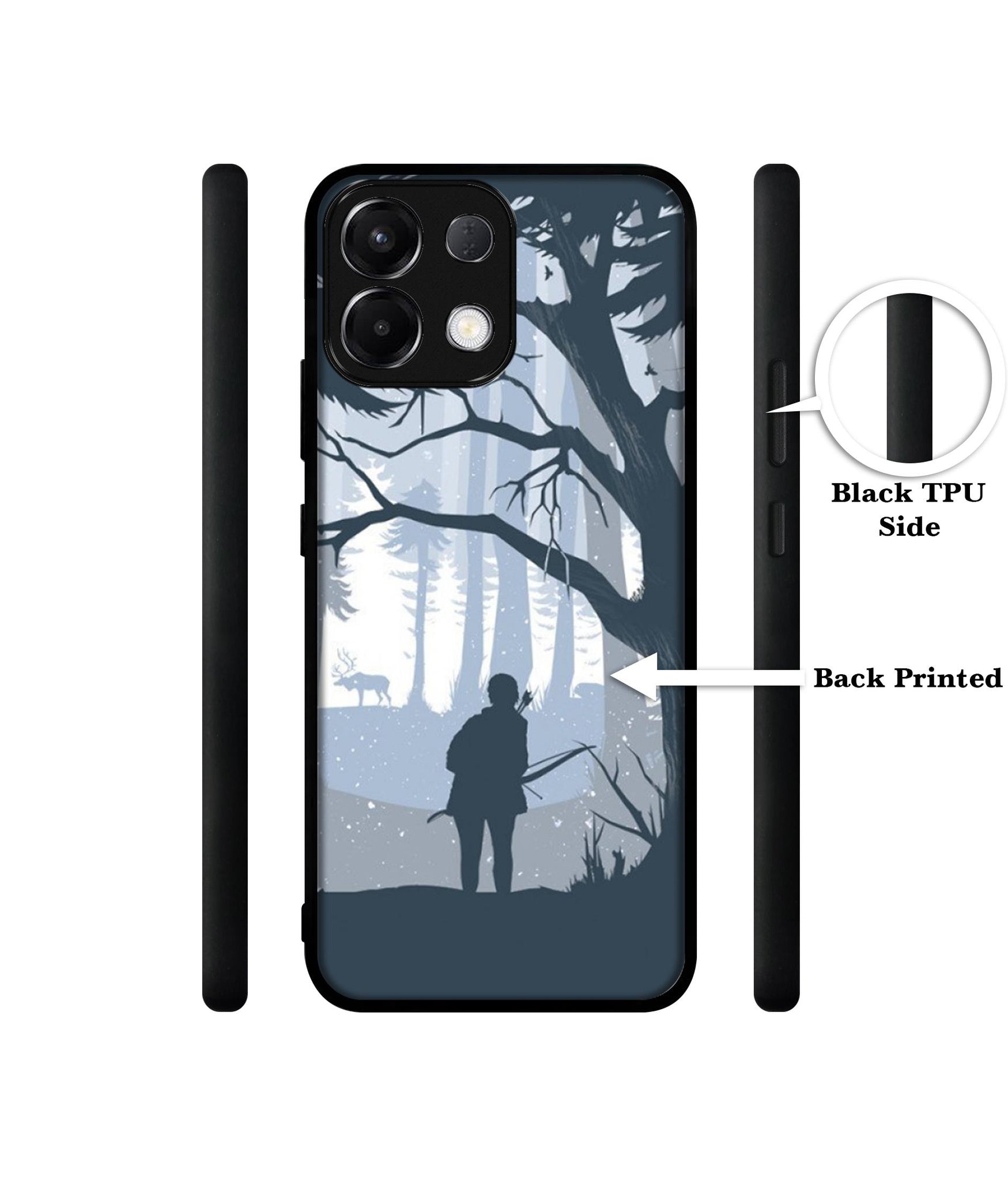 Hunter Designer 2D Printed Back Case Cover for Oppo K13 5G