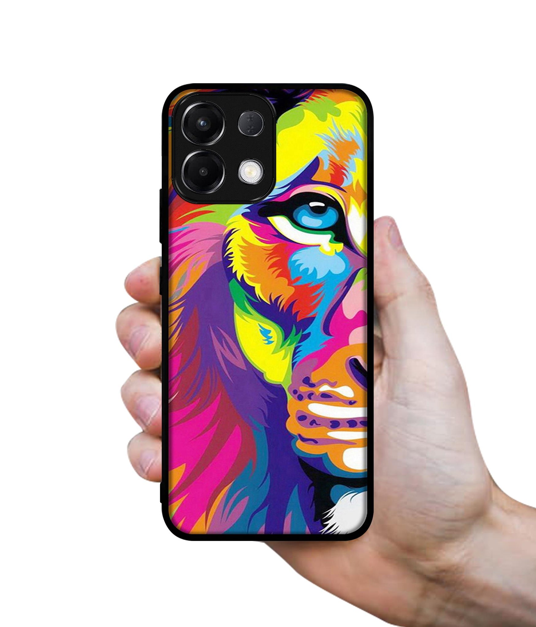 Lion Designer 2D Printed Back Case Cover for Oppo K13 5G
