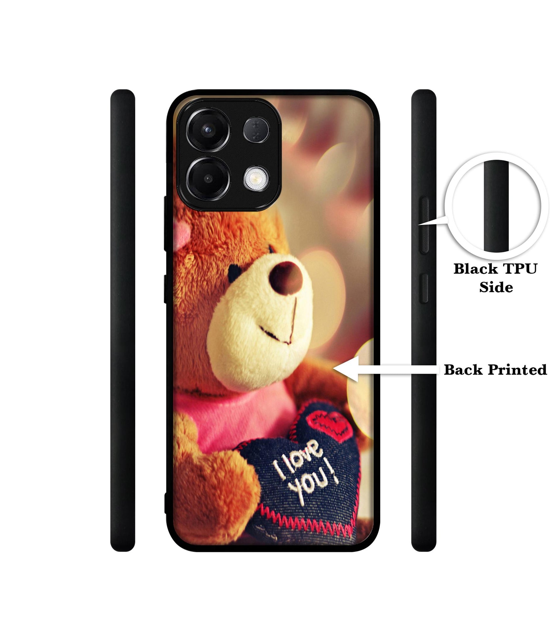Teddy Bear Designer 2D Printed Back Case Cover for Oppo K13 5G