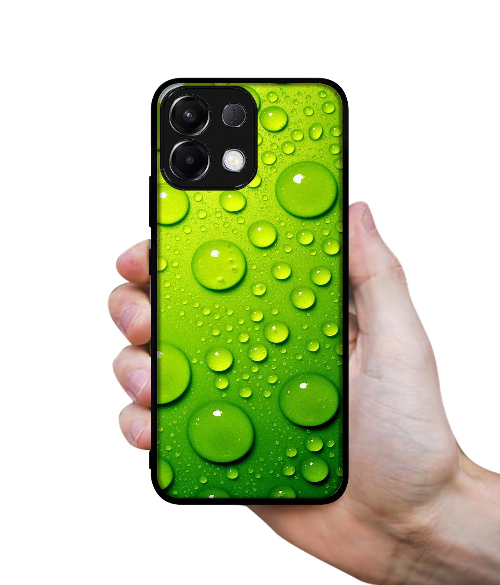 Green Bubbles Designer 2D Printed Back Case Cover for Oppo K13 5G