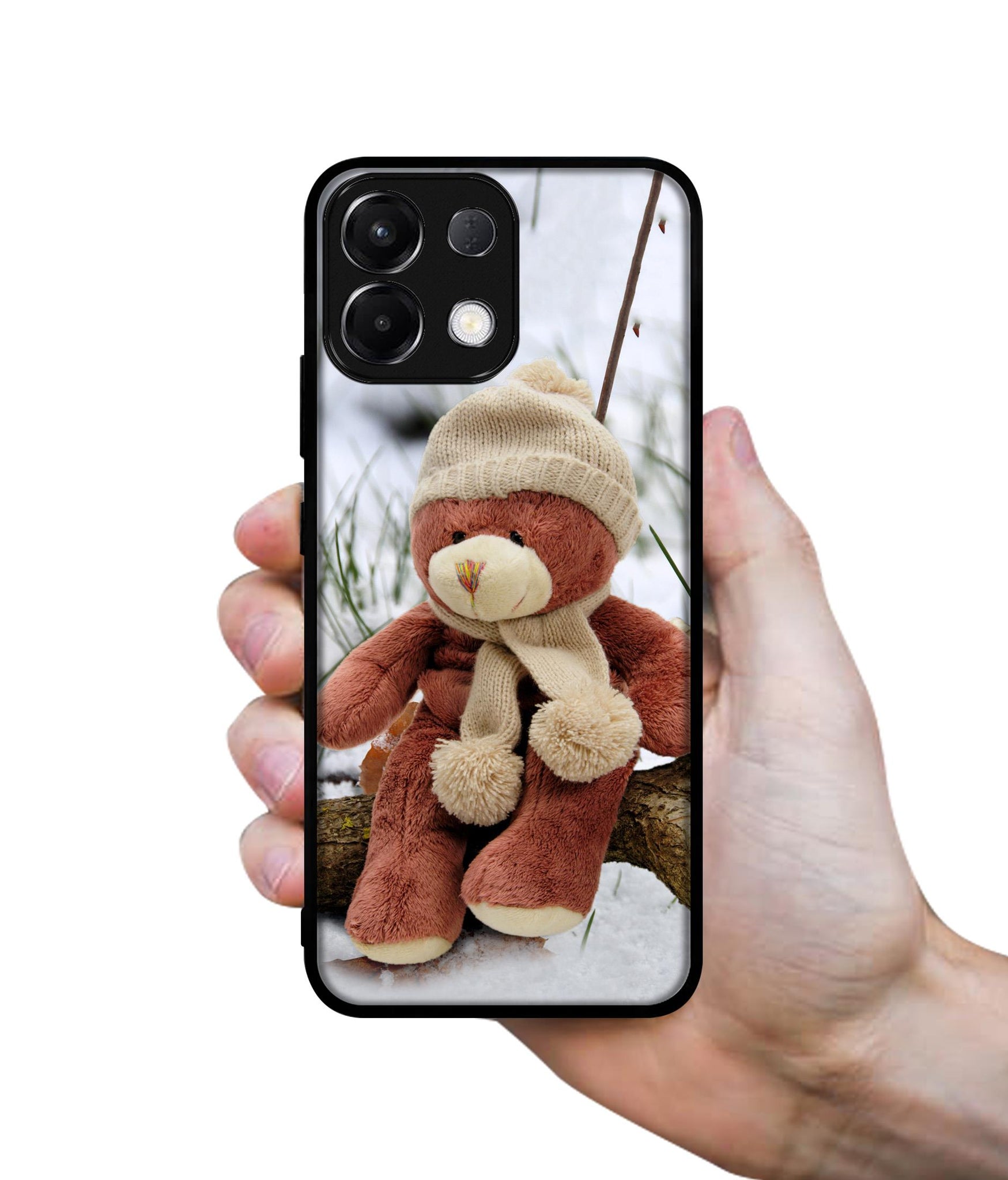 Woolen Bear Designer 2D Printed Back Case Cover for Oppo K13 5G