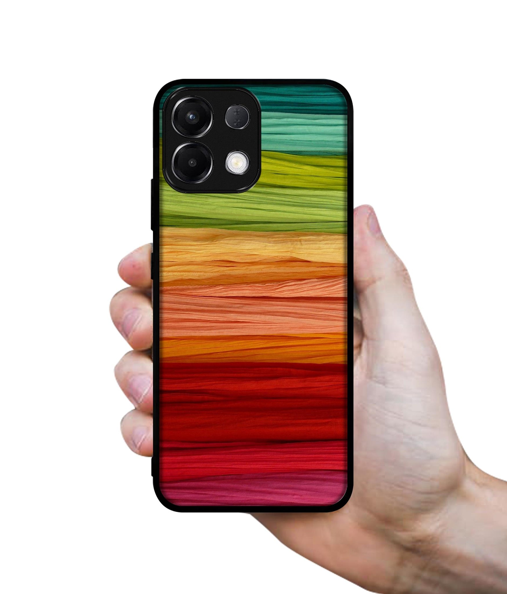 Colorful Thread Designer 2D Printed Back Case Cover for Oppo K13 5G