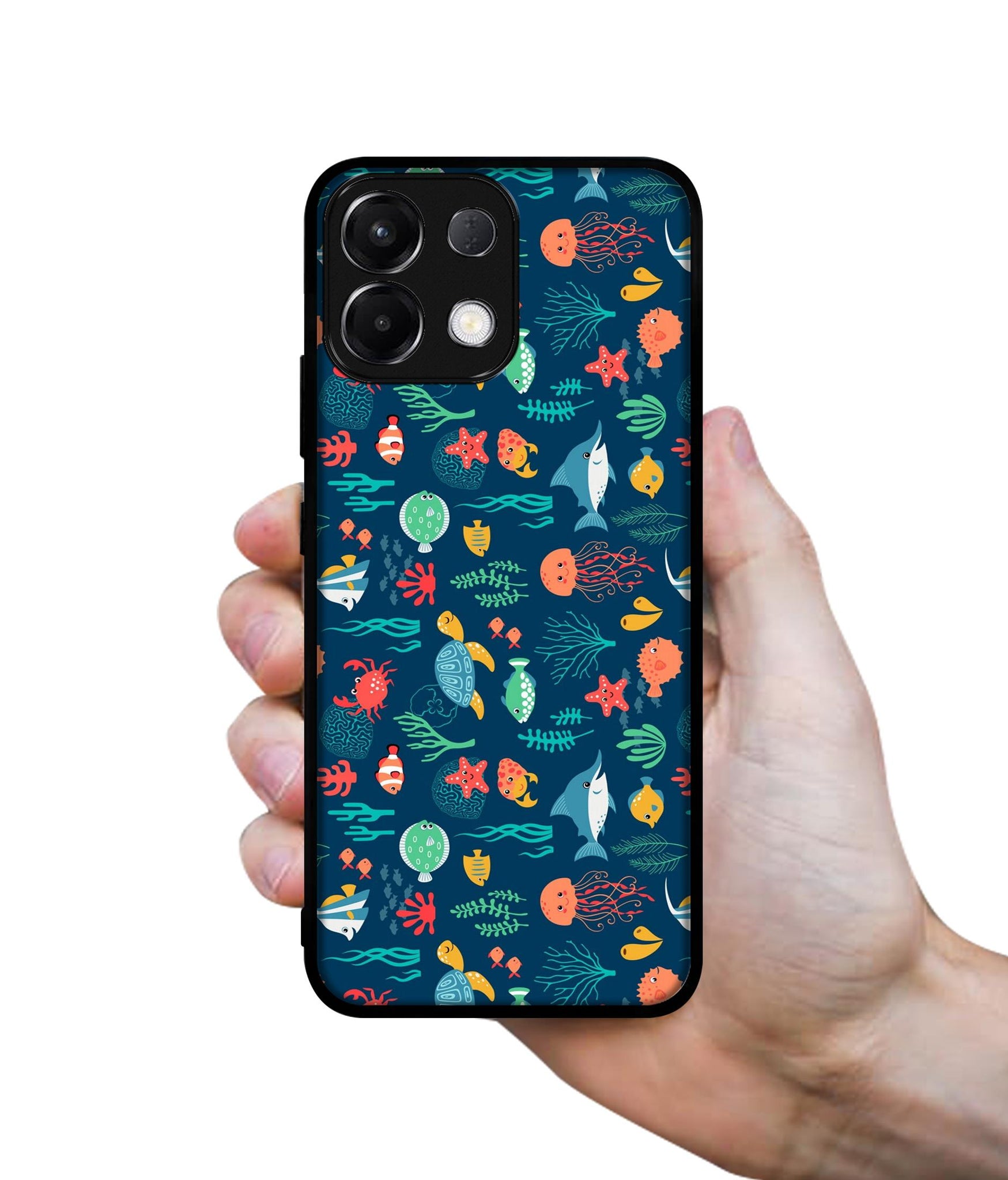 Aquarium Texture Designer 2D Printed Back Case Cover for Oppo K13 5G