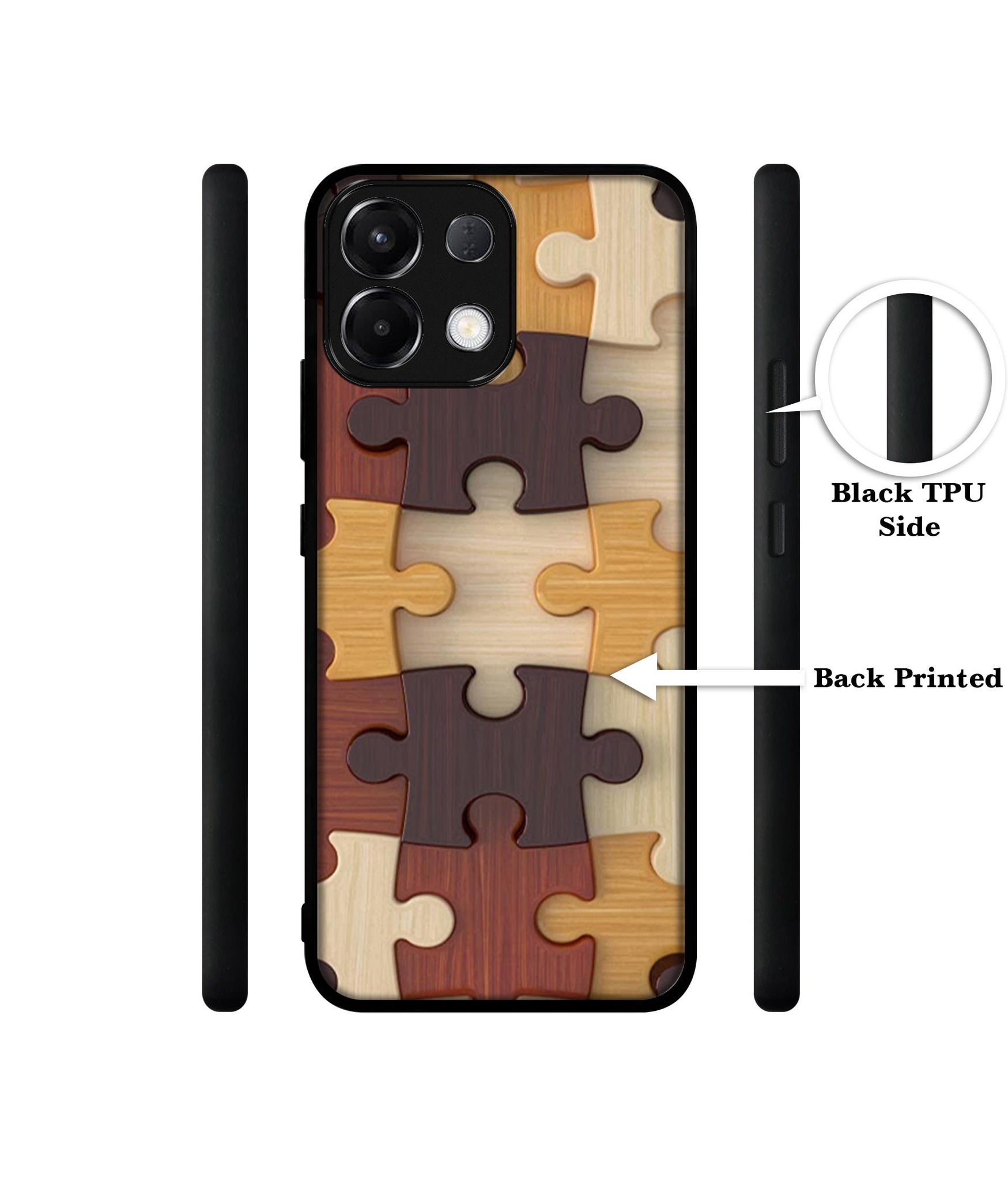Puzzle Pattern Designer 2D Printed Back Case Cover for Oppo K13 5G