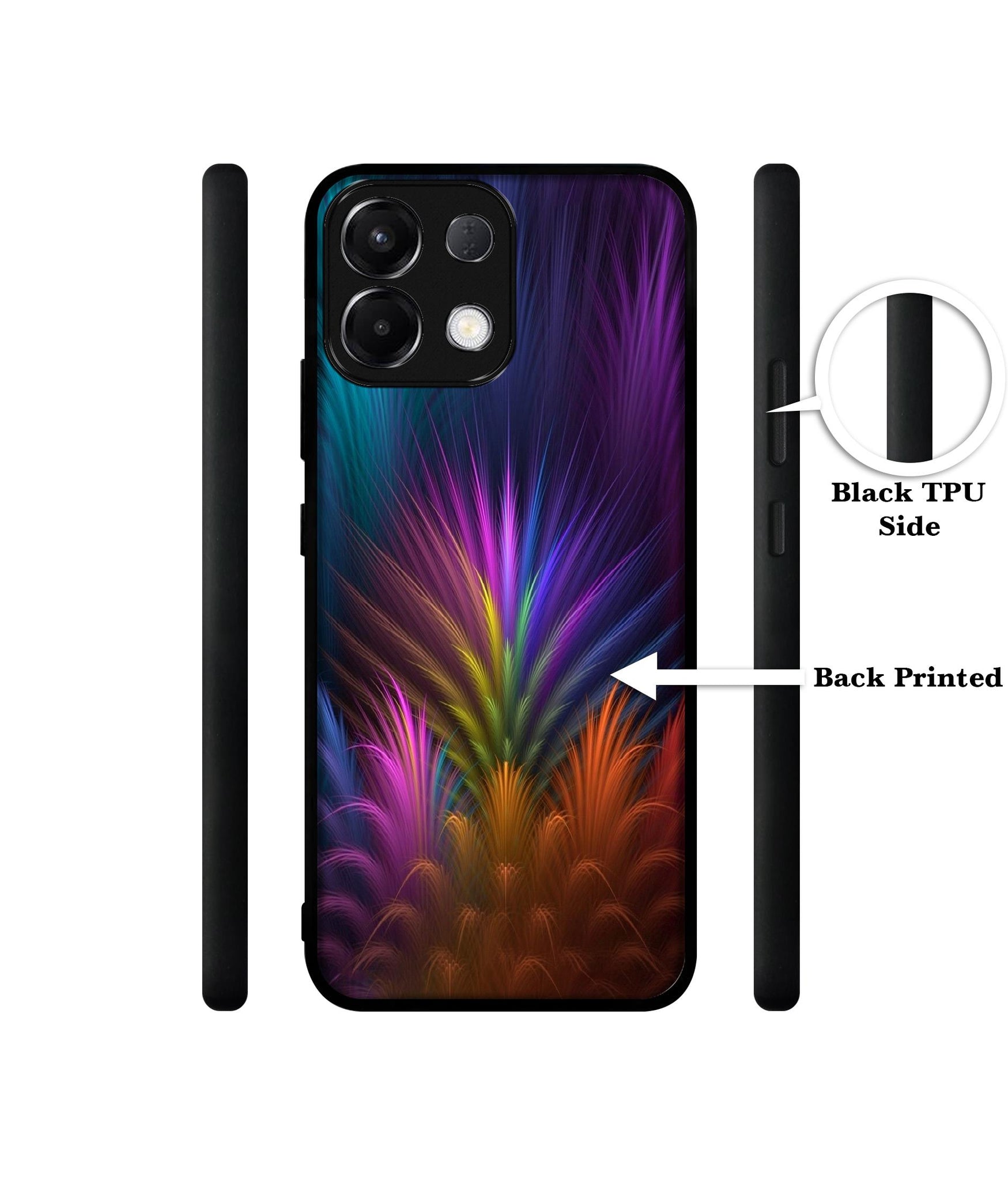 Multicoloured Designer 2D Printed Back Case Cover for Oppo K13 5G
