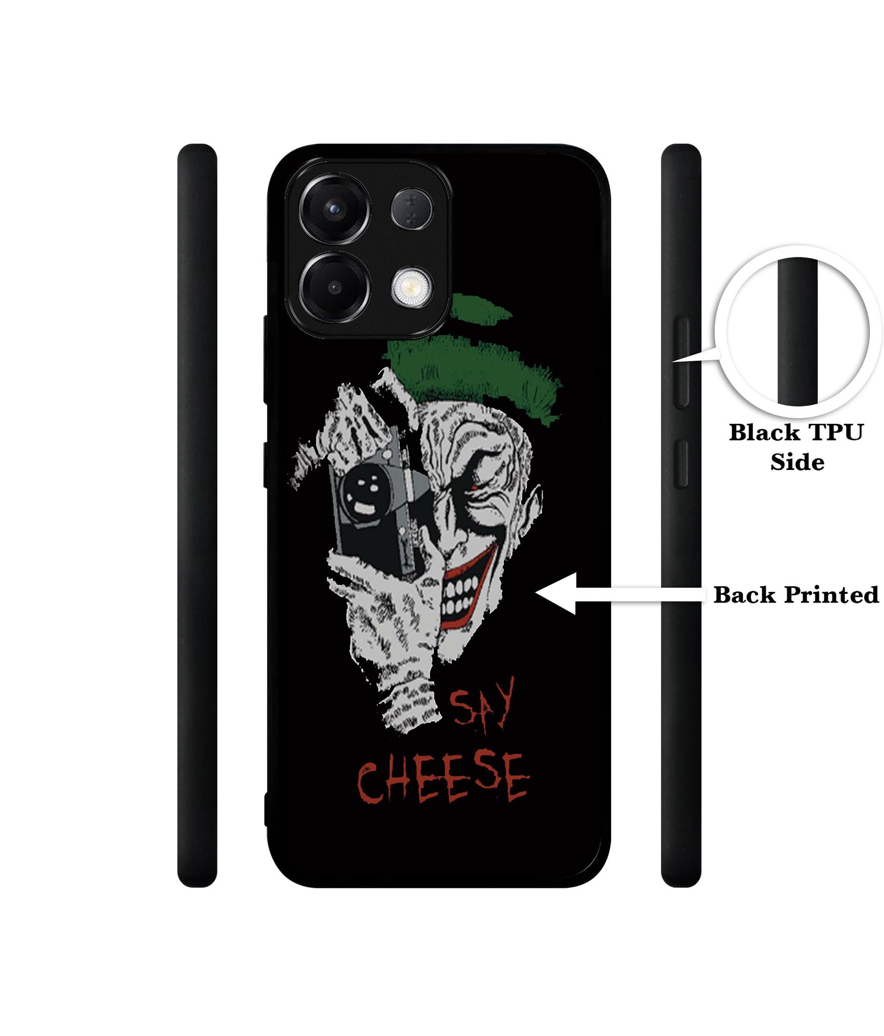 Joker Say Cheese Designer 2D Printed Back Case Cover for Oppo K13 5G