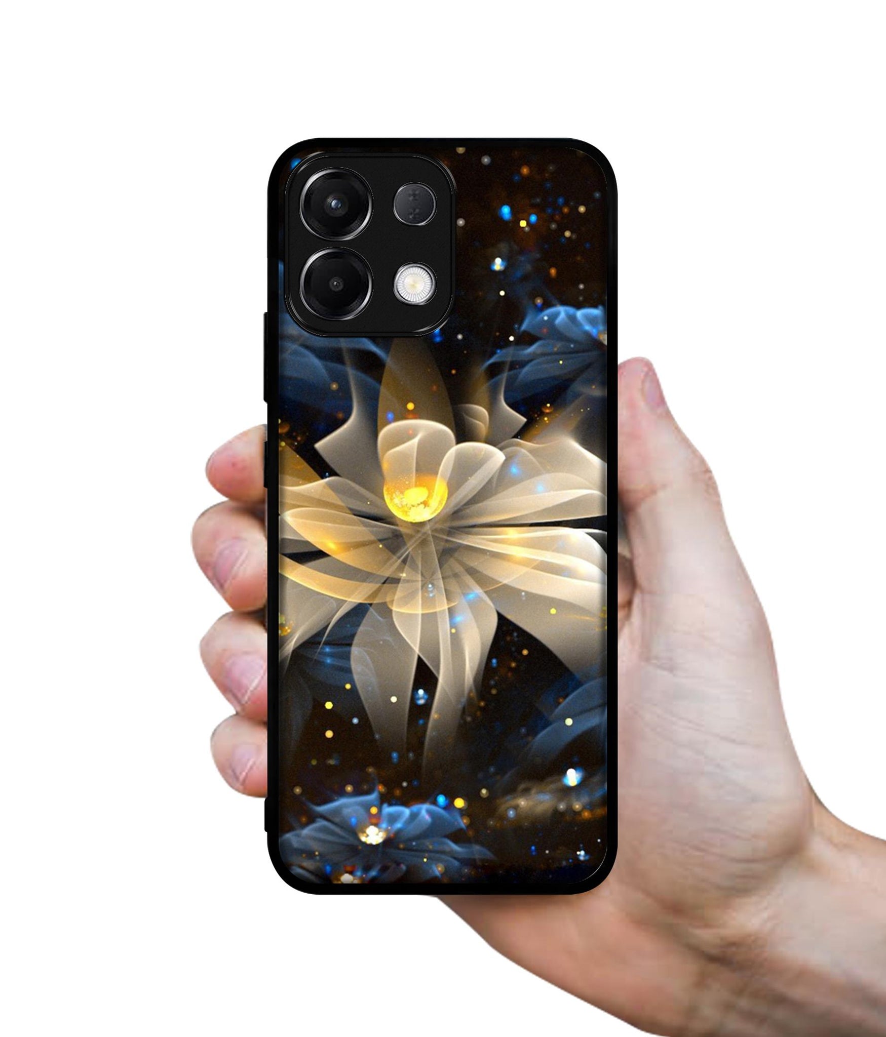 Art Flower Designer 2D Printed Back Case Cover for Oppo K13 5G