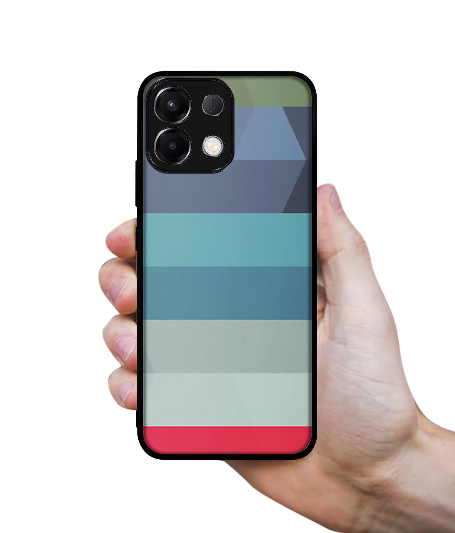 Colorful Lines Designer 2D Printed Back Case Cover for Oppo K13 5G