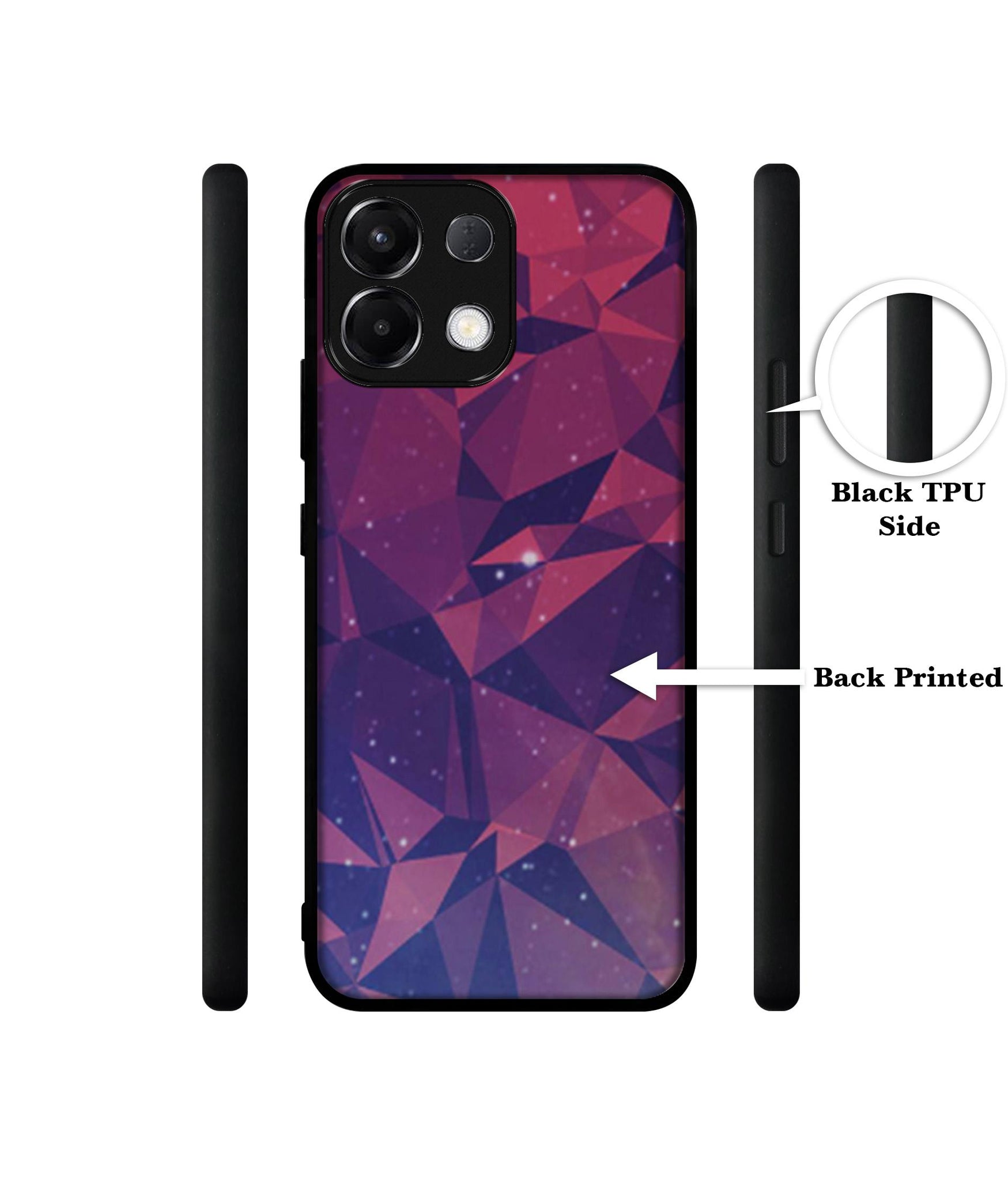 Bad Color Shape Designer 2D Printed Back Case Cover for Oppo K13 5G
