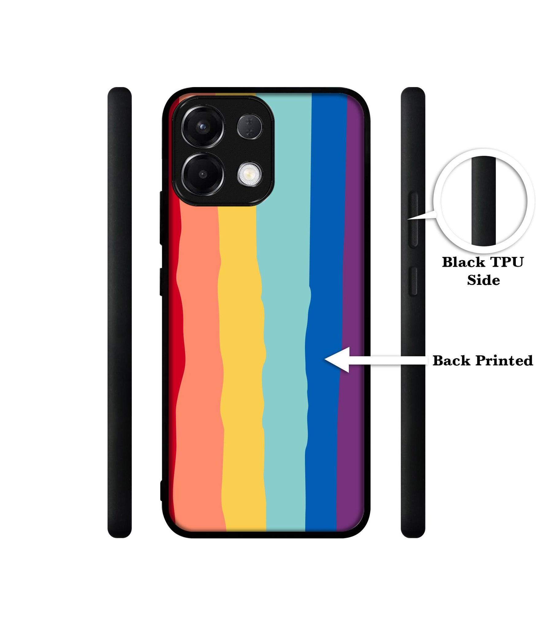 Rainbow Designer 2D Printed Back Case Cover for Oppo K13 5G