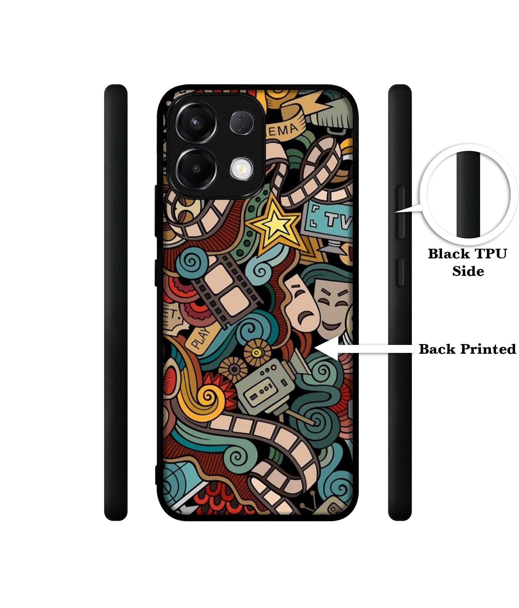 Movies Designer 2D Printed Back Case Cover for Oppo K13 5G