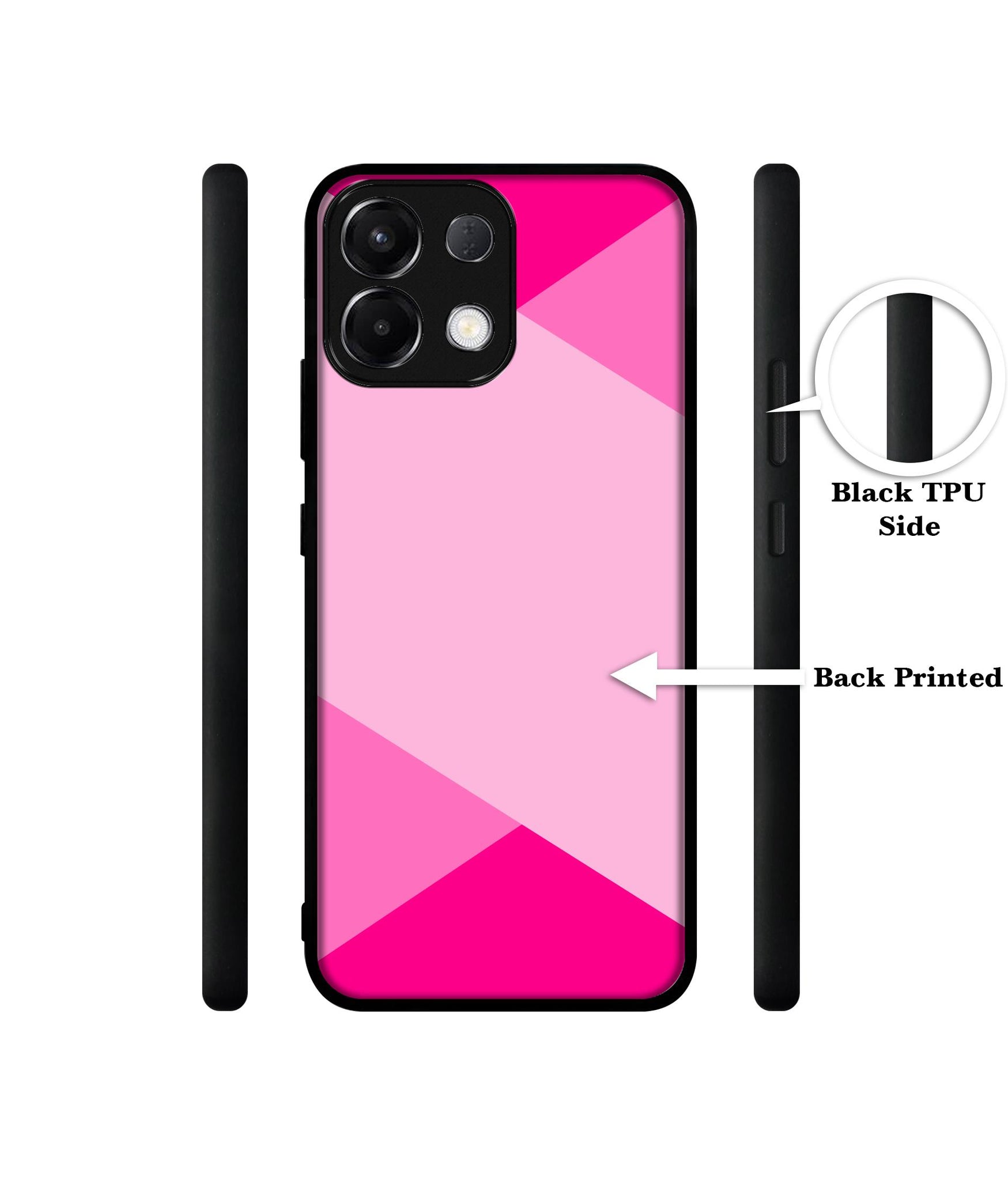 Pink Cross Vector Designer 2D Printed Back Case Cover for Oppo K13 5G