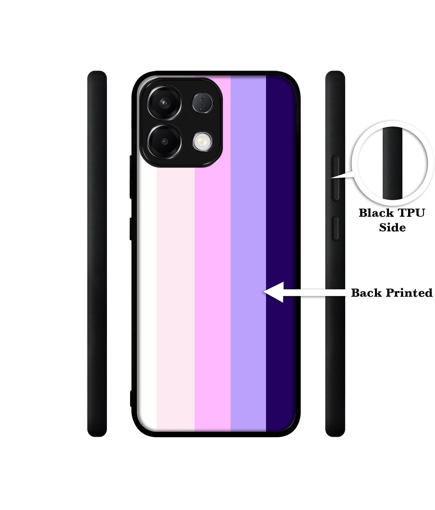 Pink and Purple Lines Designer 2D Printed Back Case Cover for Oppo K13 5G