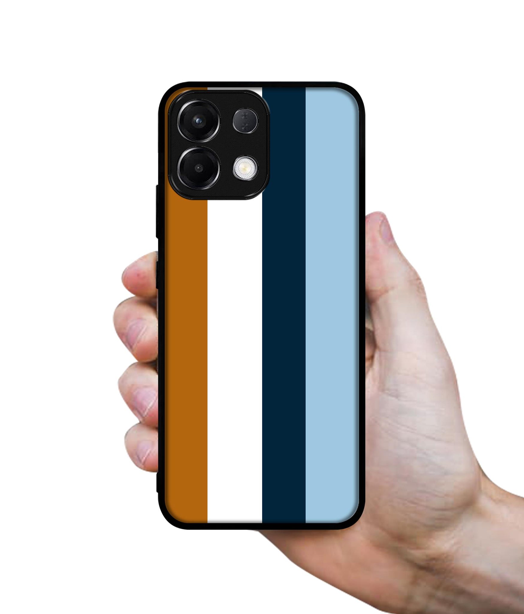 Color Stripes Designer 2D Printed Back Case Cover for Oppo K13 5G
