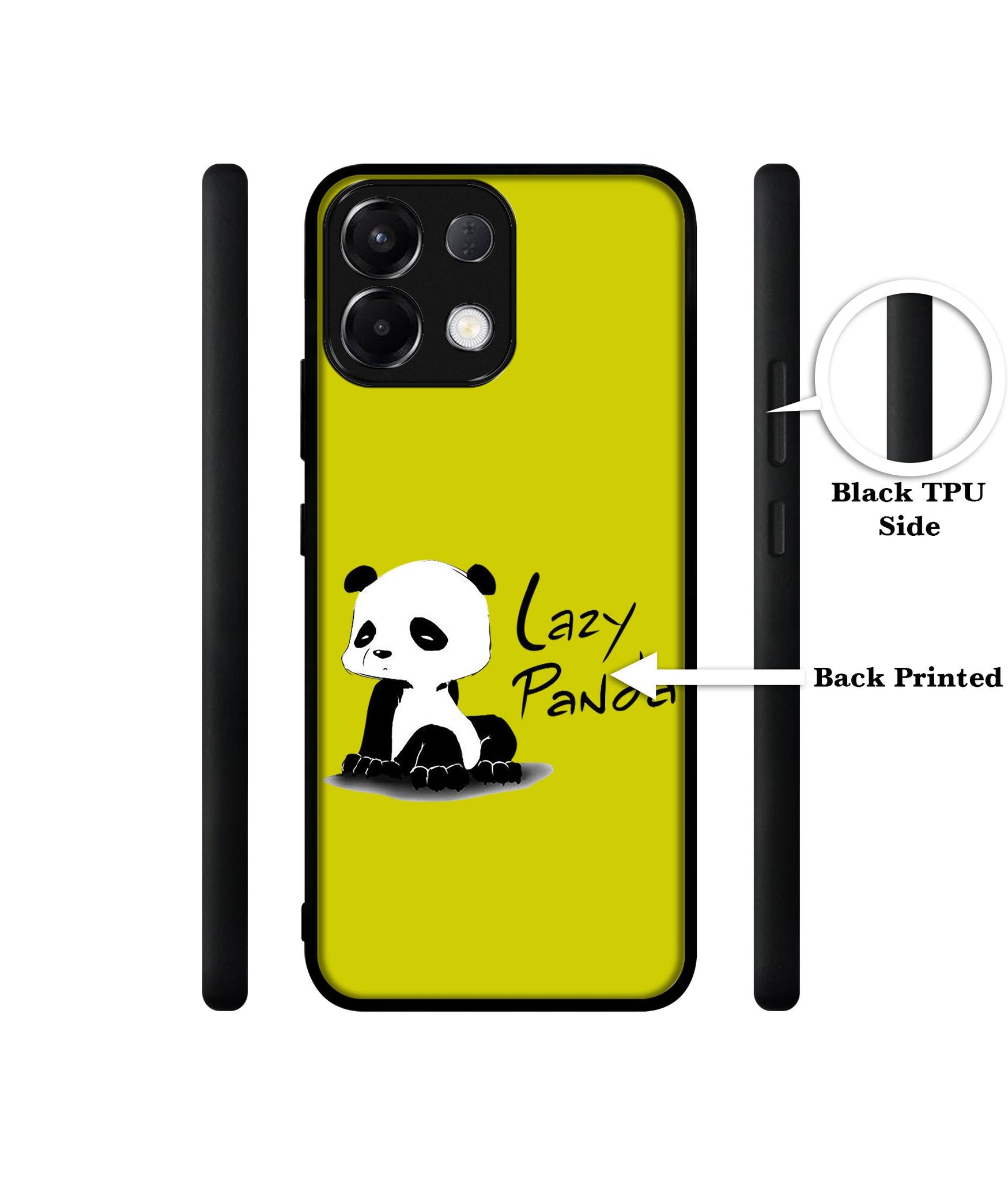 Lazy Panda Designer 2D Printed Back Case Cover for Oppo K13 5G