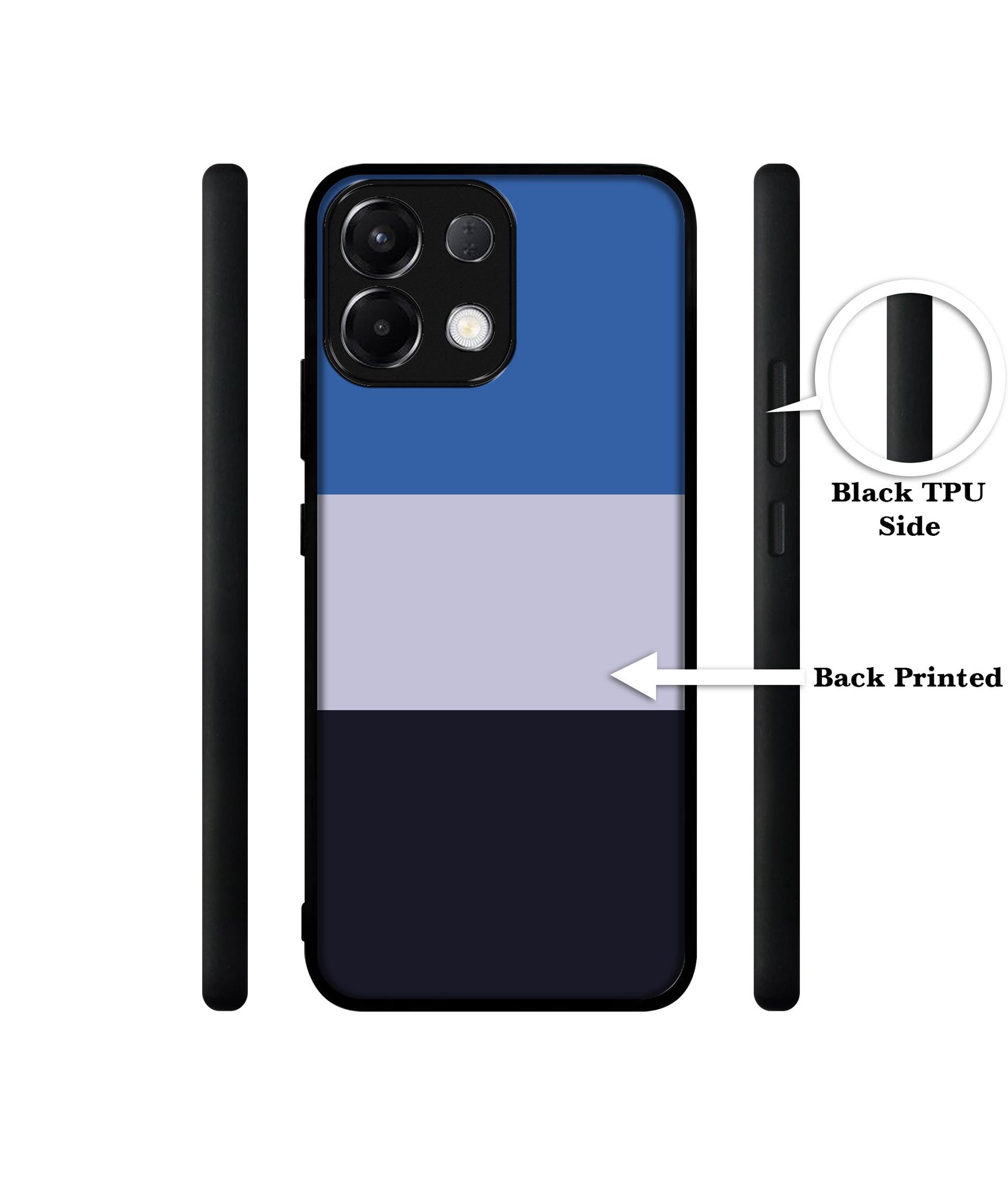 Three Color Stripes Designer 2D Printed Back Case Cover for Oppo K13 5G