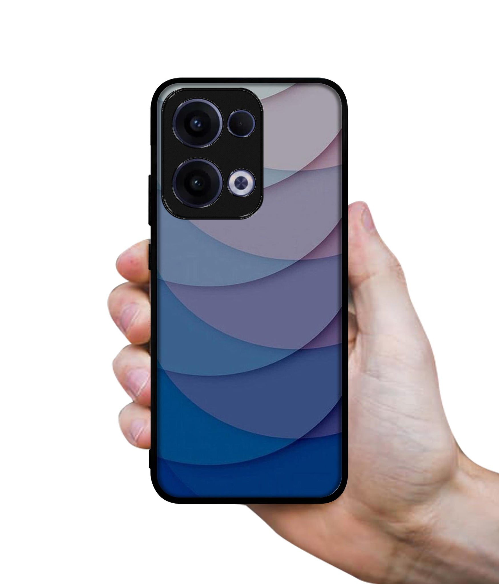 Waves Pattern Print Designer 2D Printed Back Case Cover for Oppo Reno13 5G