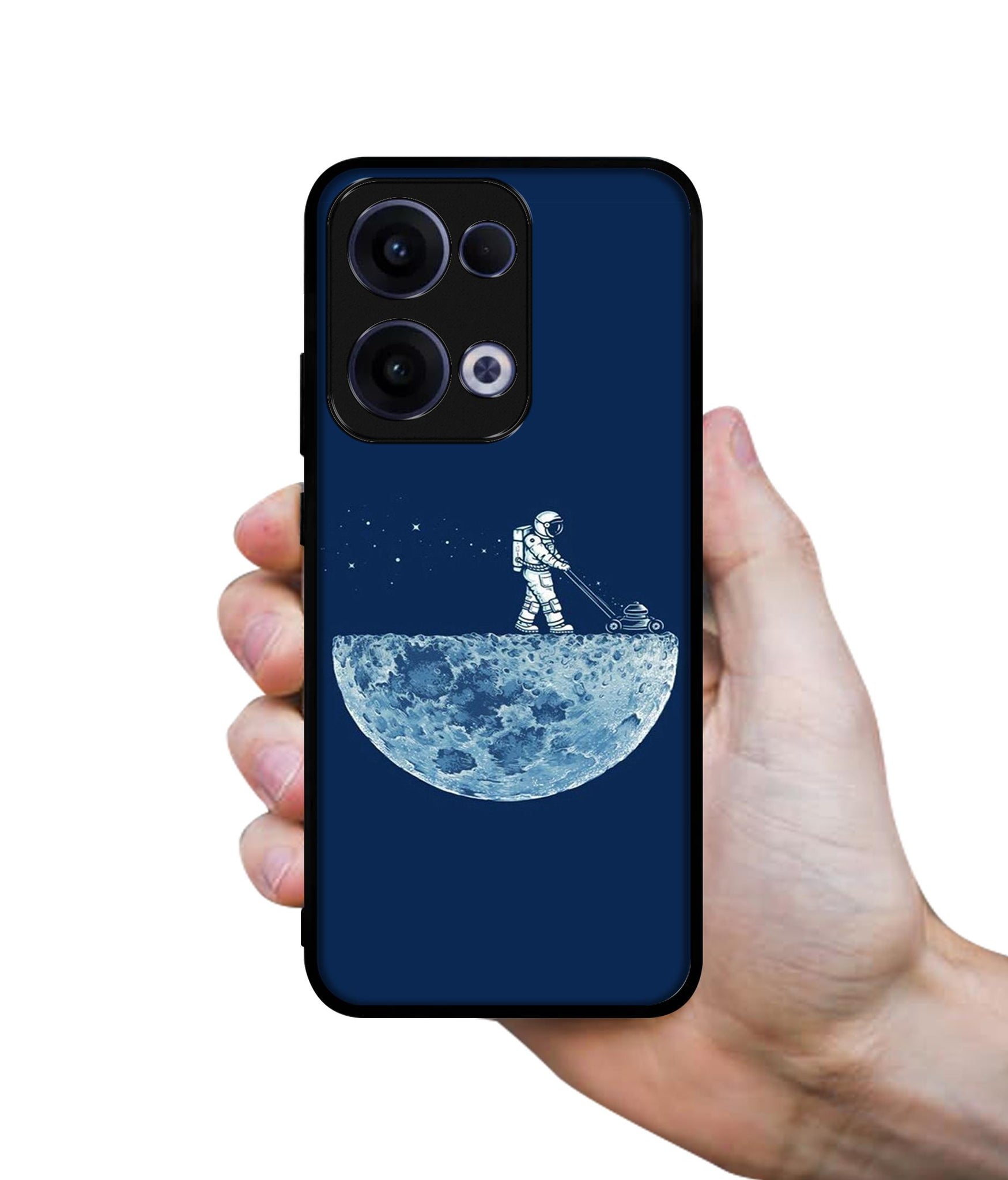 Moon Walk Designer 2D Printed Back Case Cover for Oppo Reno13 5G