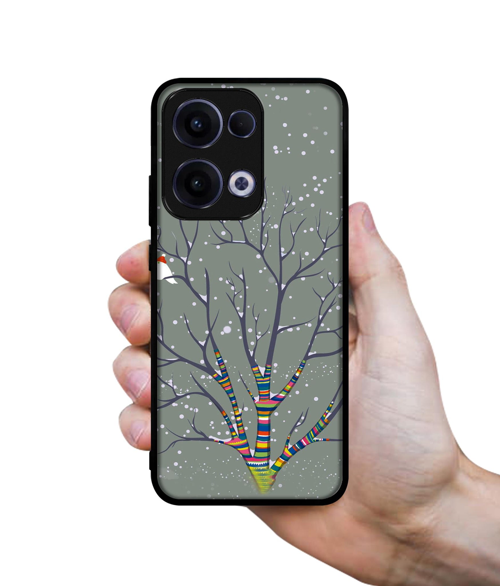 Winter Pattern Print Designer 2D Printed Back Case Cover for Oppo Reno13 5G