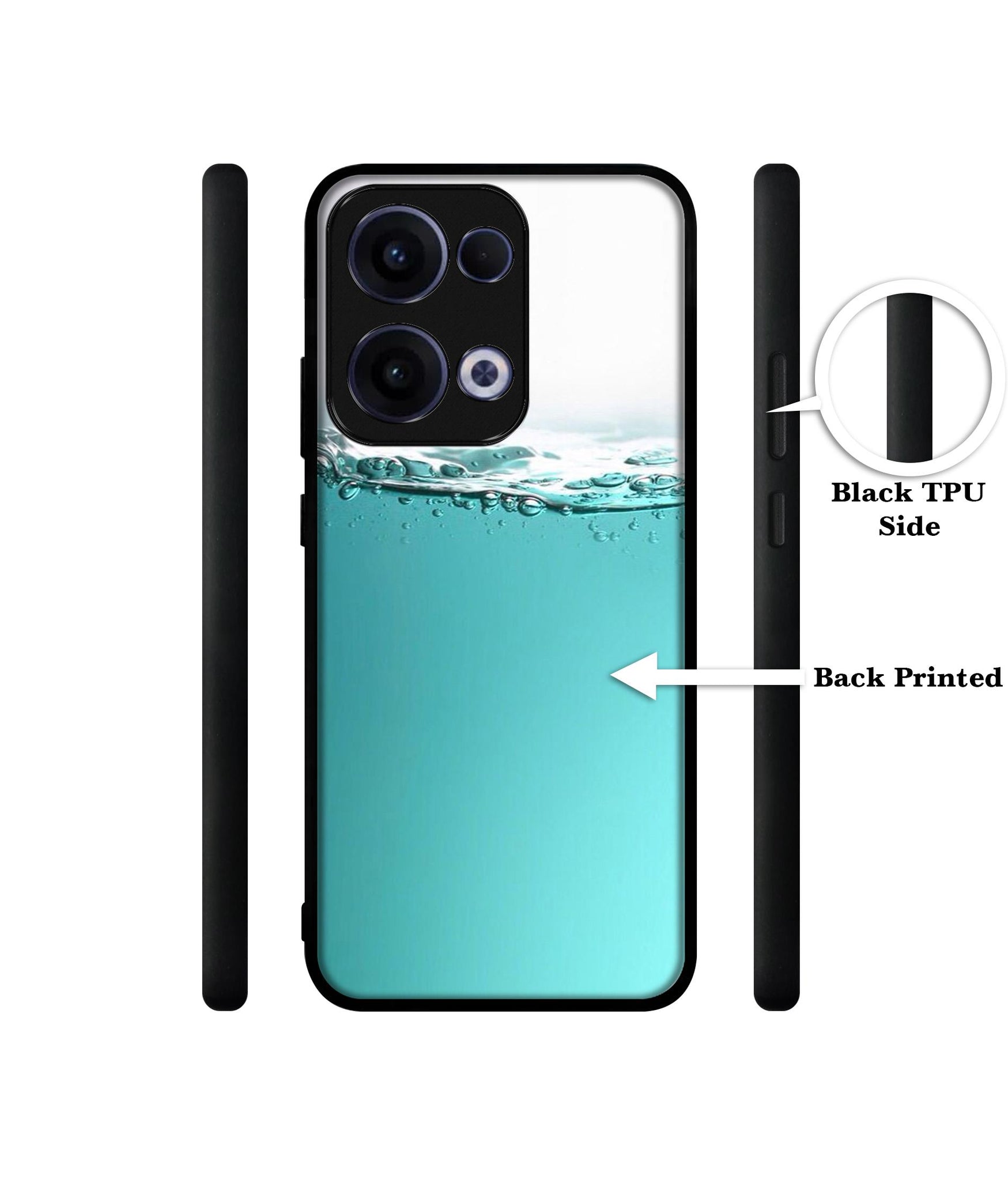 Half Fill Designer 2D Printed Back Case Cover for Oppo Reno13 5G