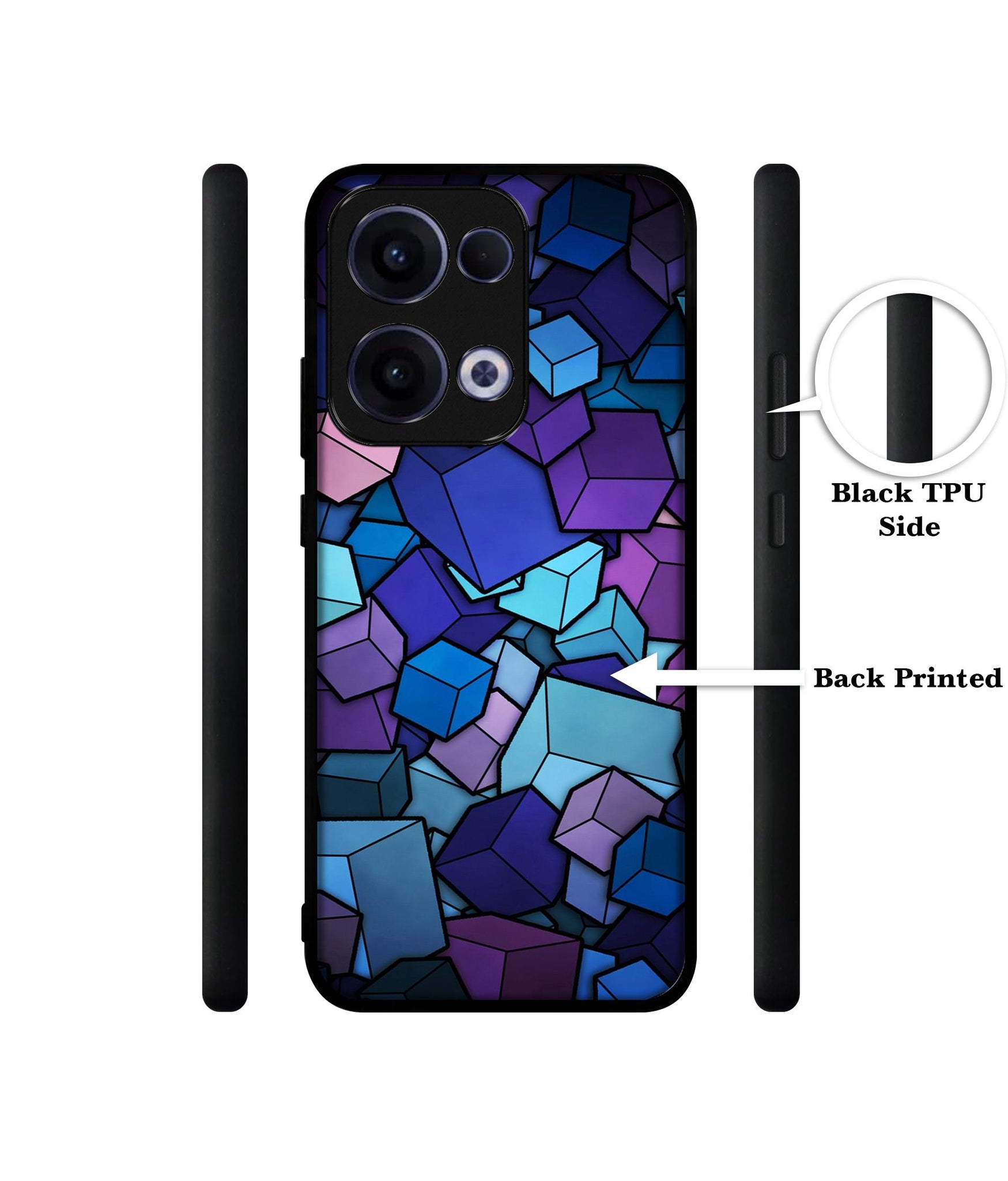 Color Box Designer 2D Printed Back Case Cover for Oppo Reno13 5G