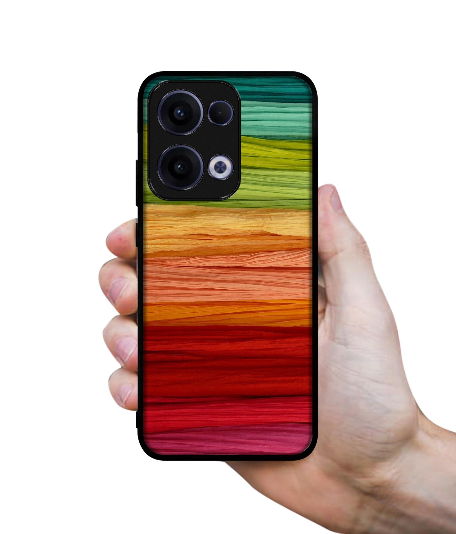 Colorful Thread Designer 2D Printed Back Case Cover for Oppo Reno13 5G