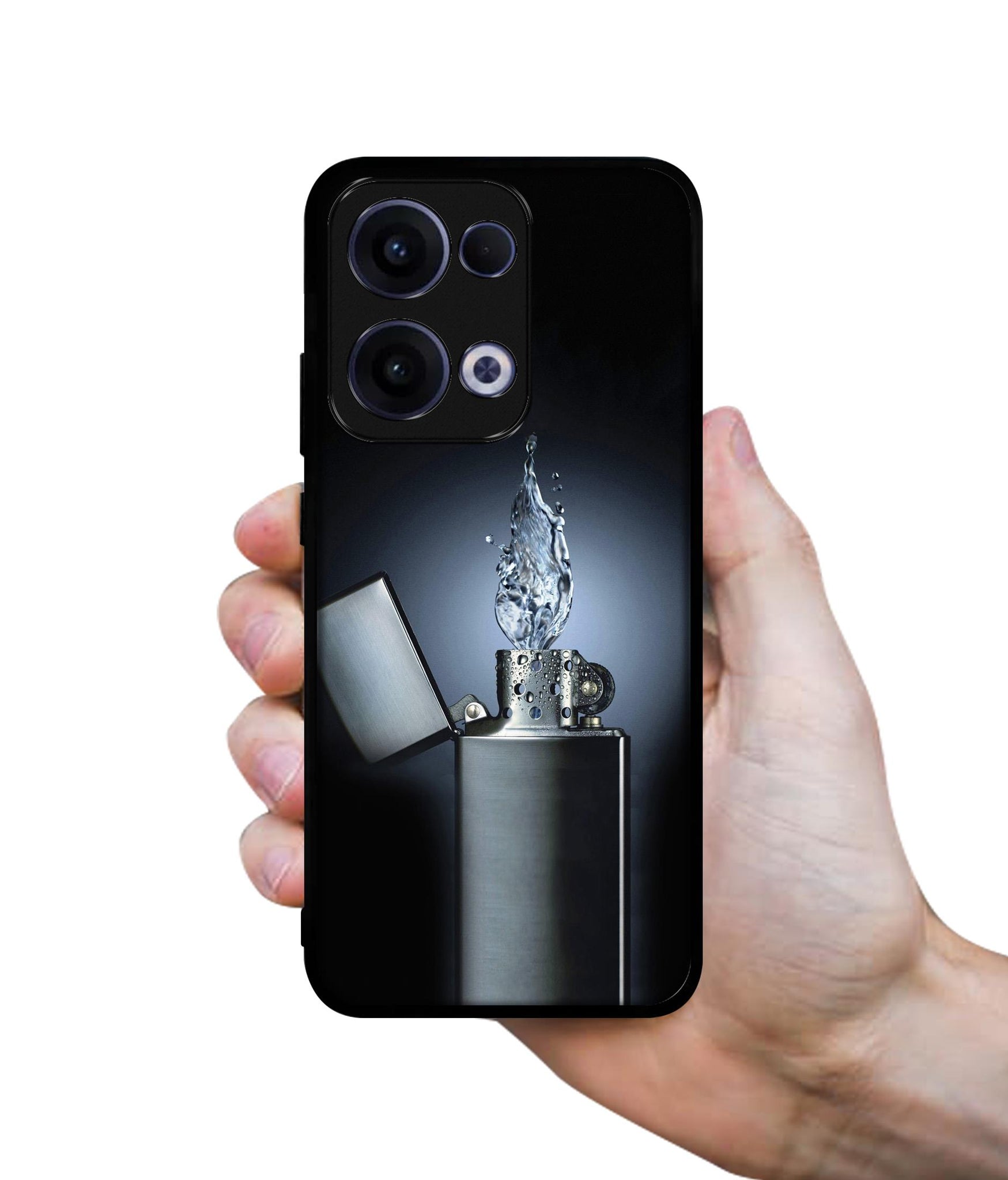 Water Lighter Designer 2D Printed Back Case Cover for Oppo Reno13 5G